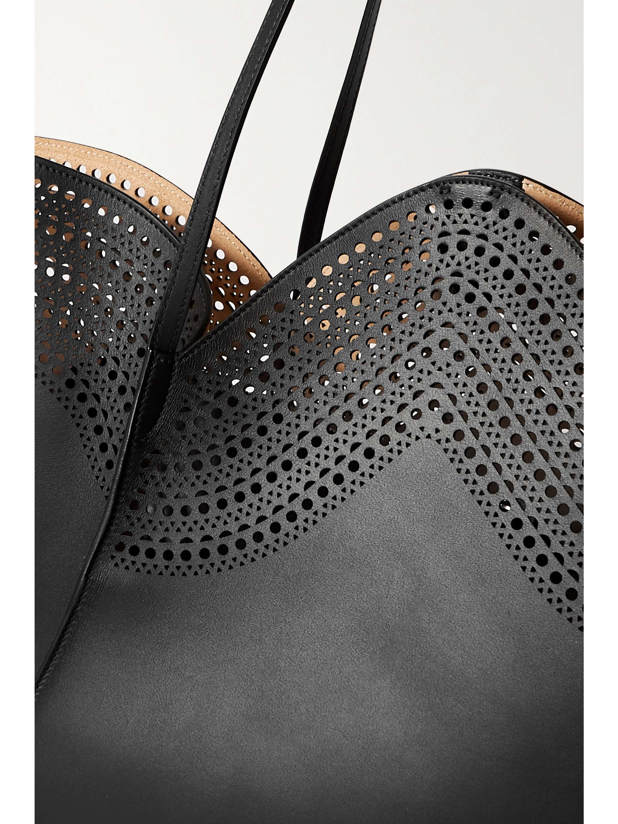 ALAÏA Sac à main en cuir découpé au laser Lili 24 Medium