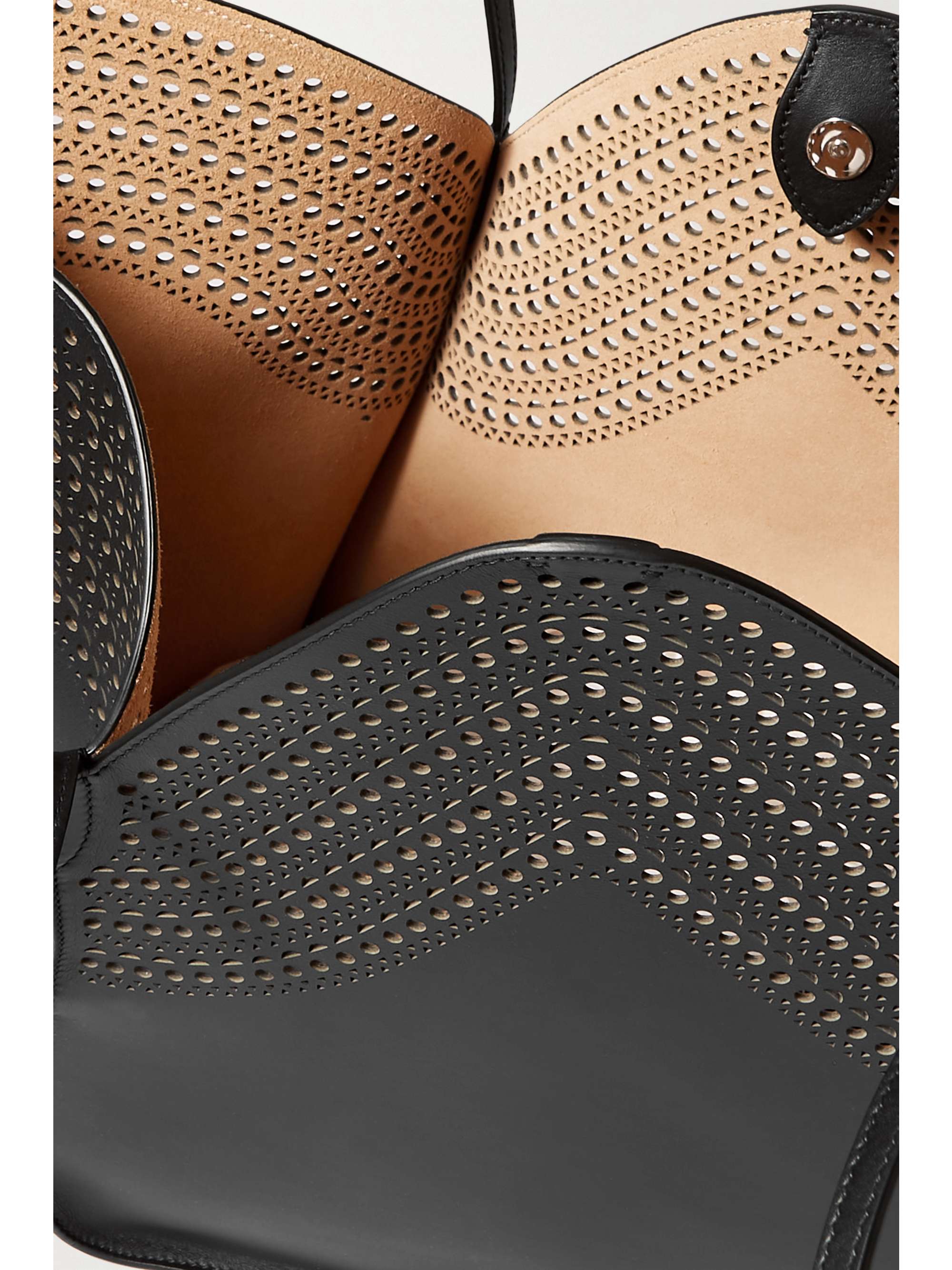 ALAÏA Sac à main en cuir découpé au laser Lili 24 Medium
