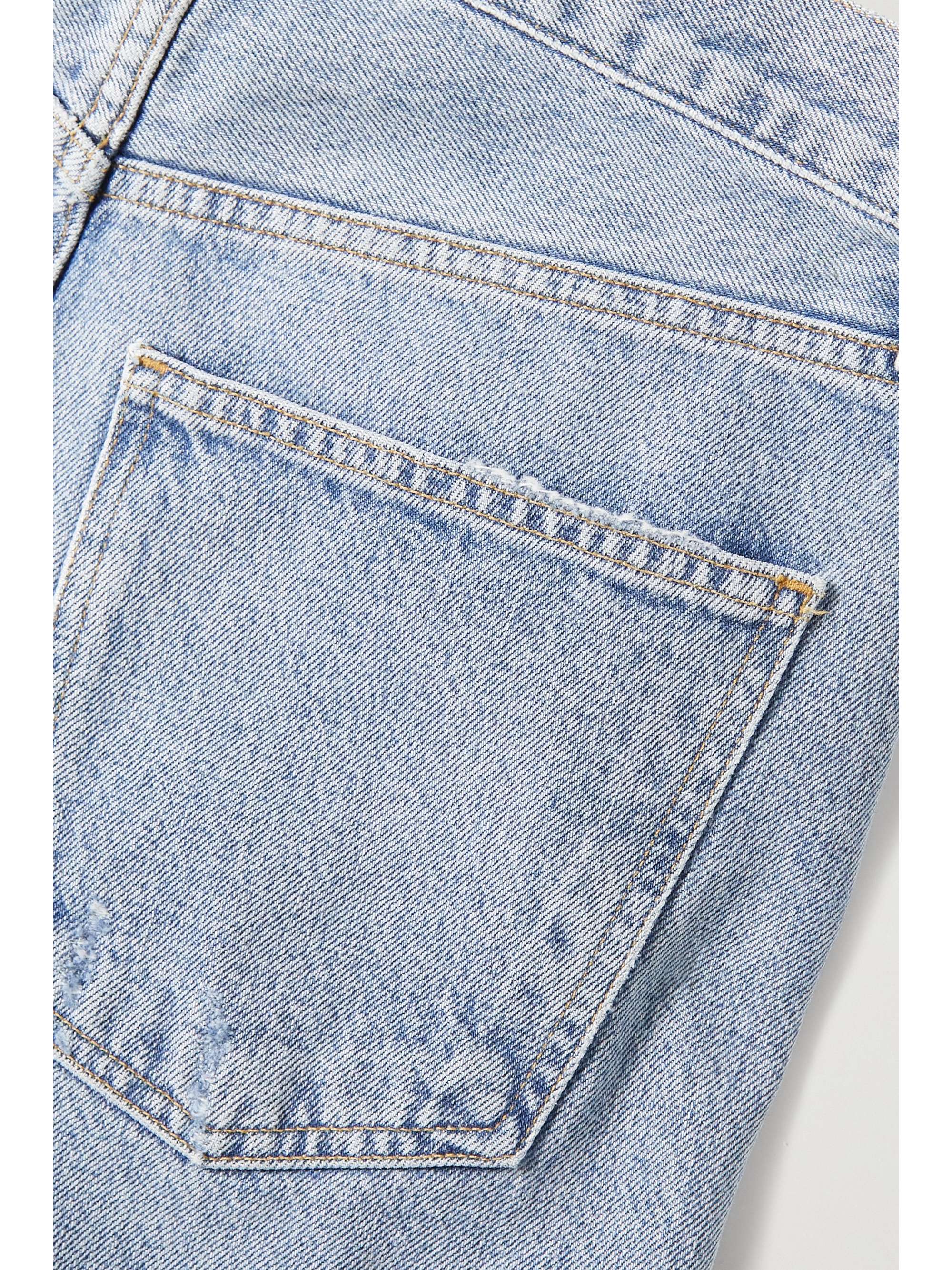 AGOLDE + NET SUSTAIN '90s cropped organic high-rise straight-leg jeans