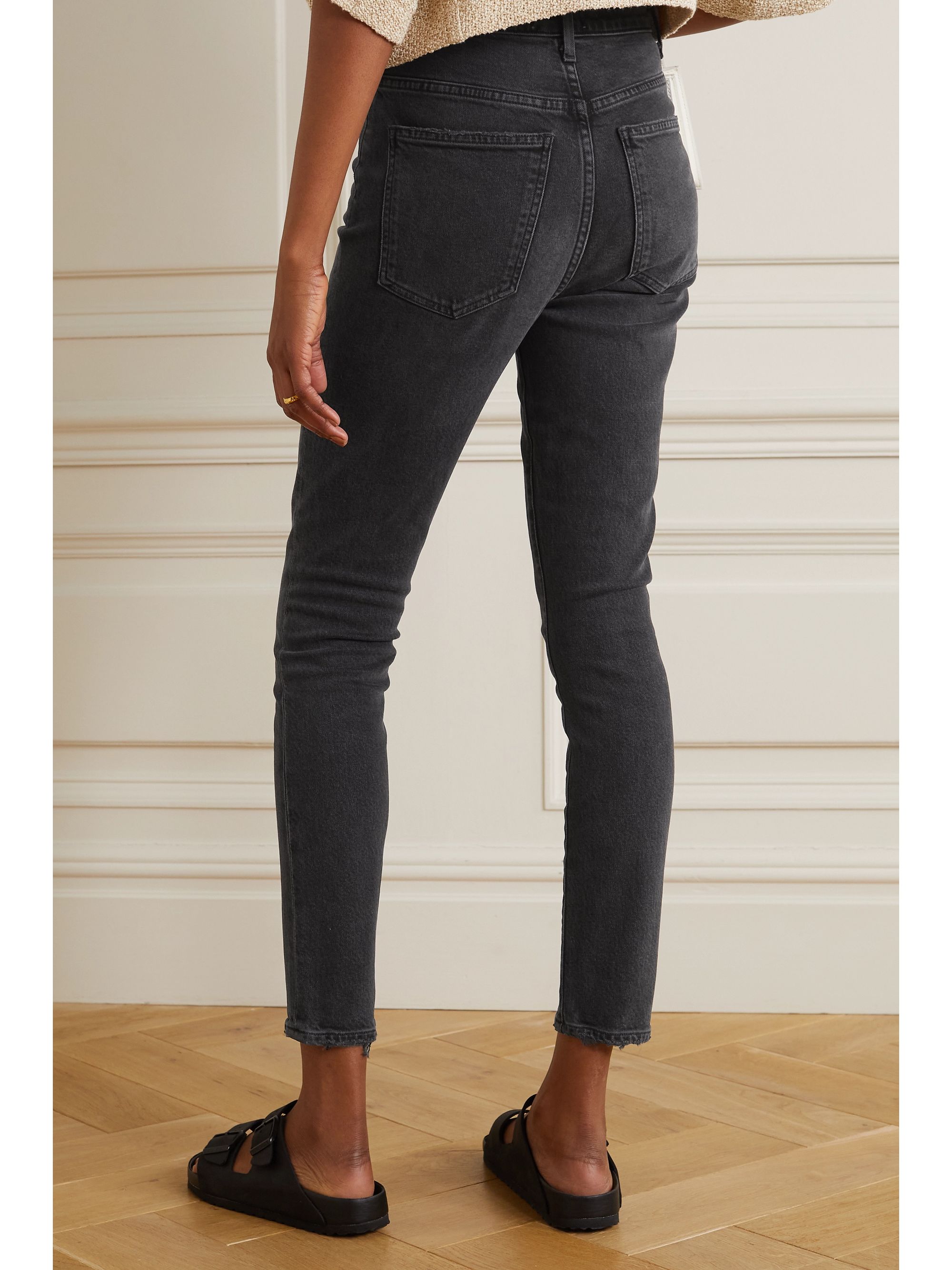 agolde pinch waist skinny jeans