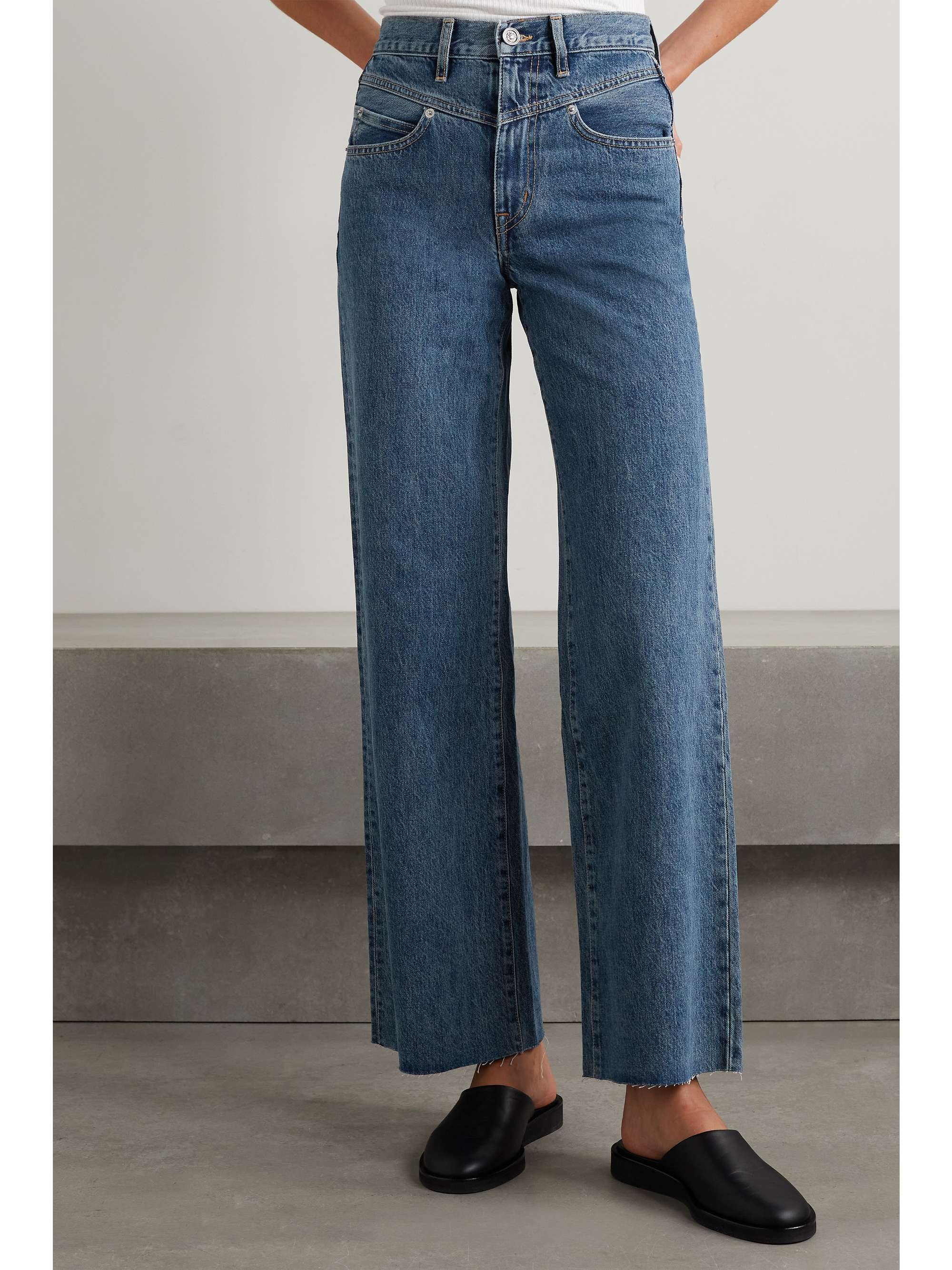 high-rise wide-leg jeans | SLVRLAKE 