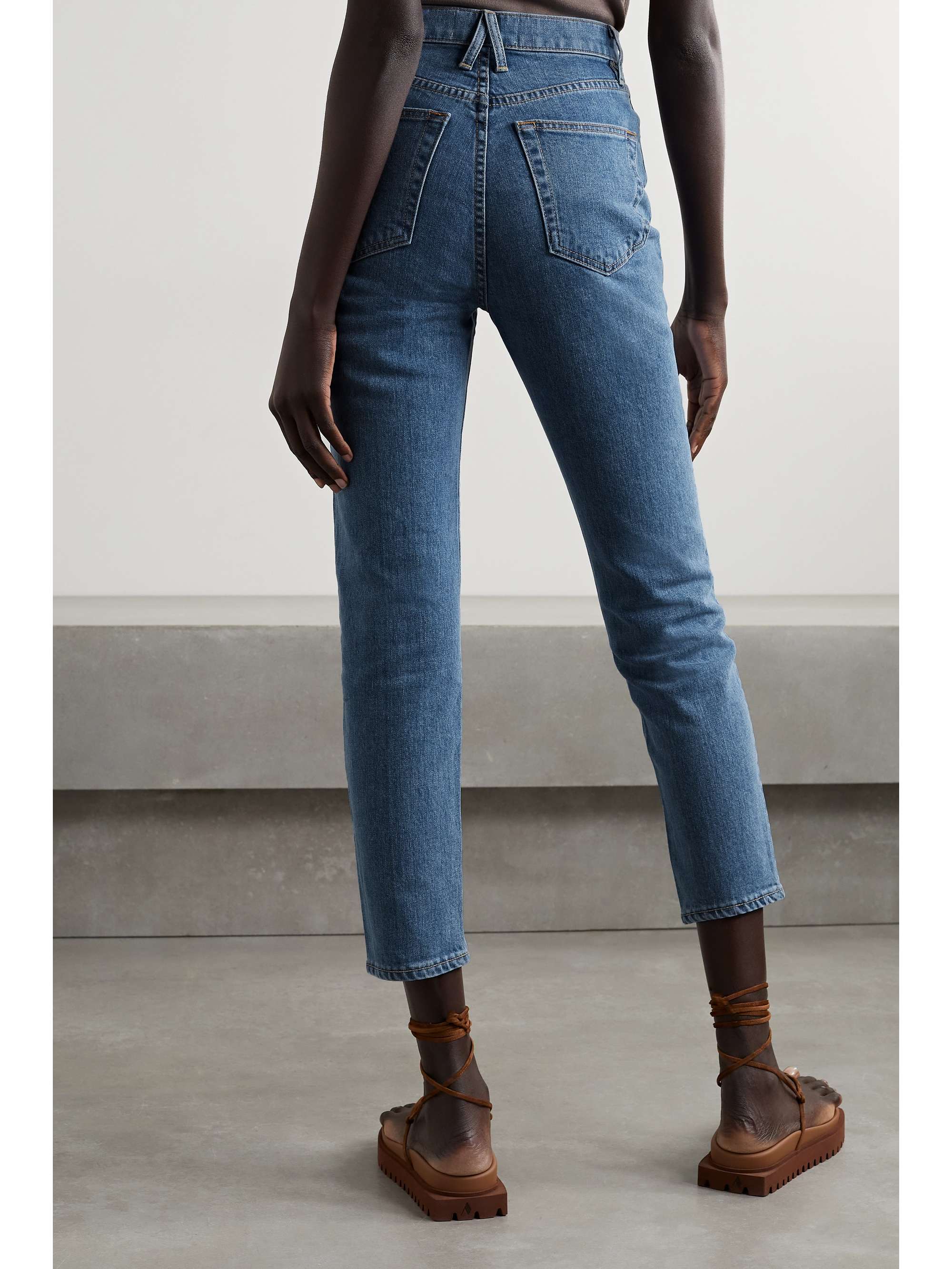 NET SUSTAIN Beatnik high-rise slim-leg 