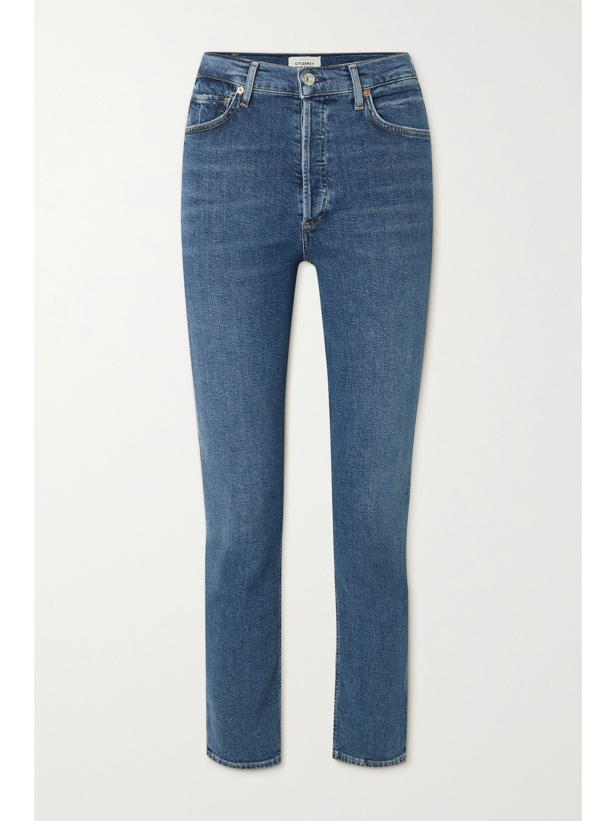 CITIZENS OF HUMANITY CHARLOTTE HIGH-RISE STRAIGHT-LEG JEANS