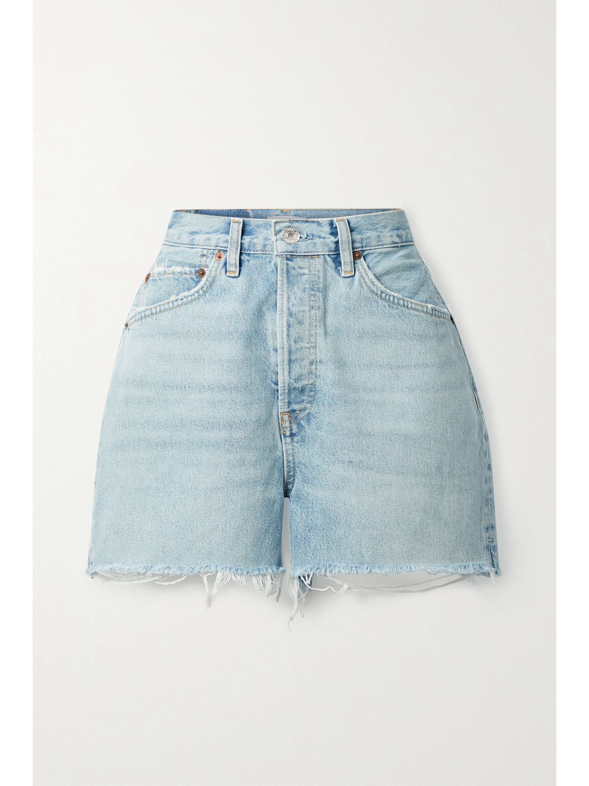 frayed jean shorts