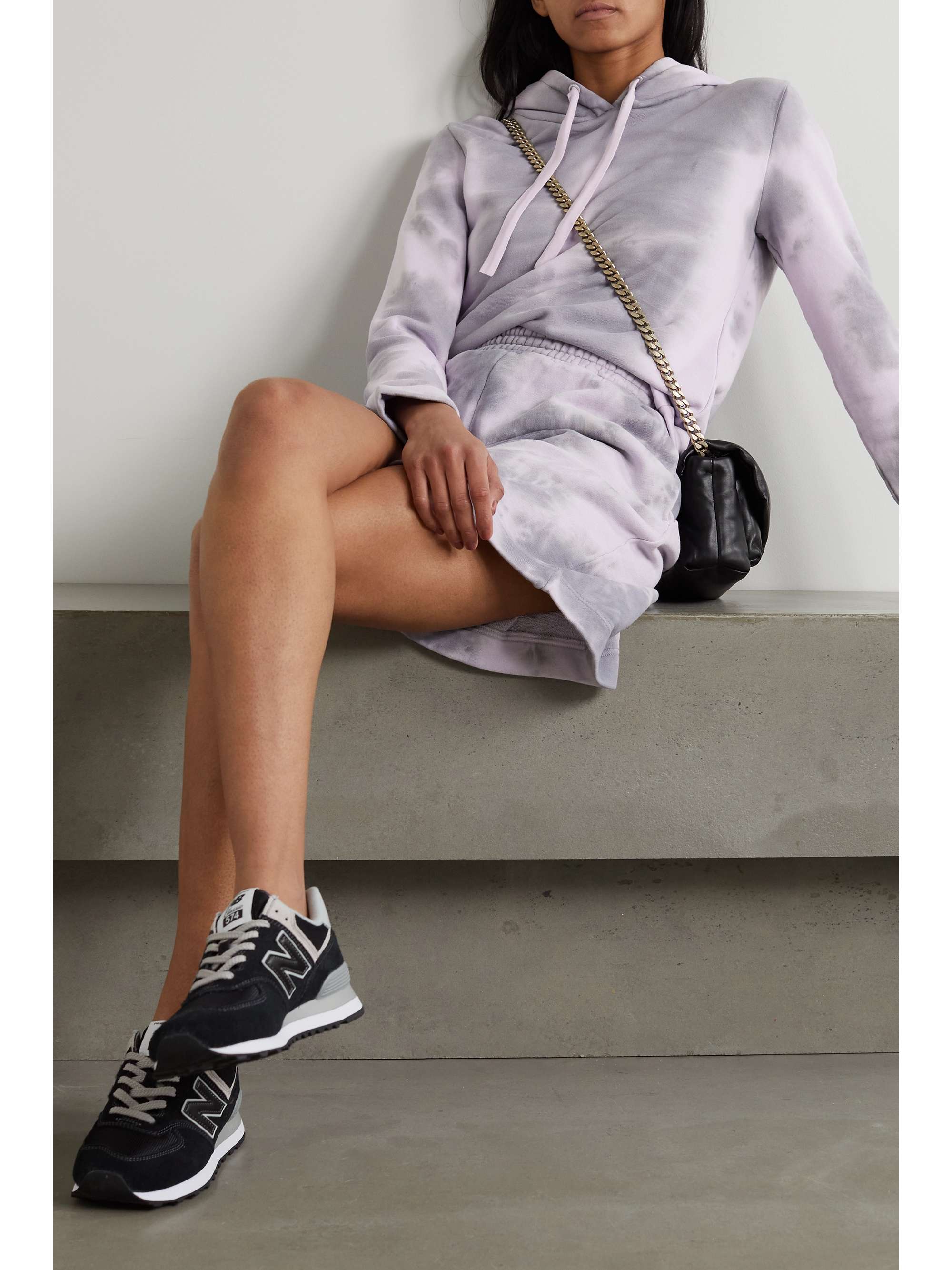 NINETY PERCENT + NET SUSTAIN tie-dyed organic cotton-jersey hoodie