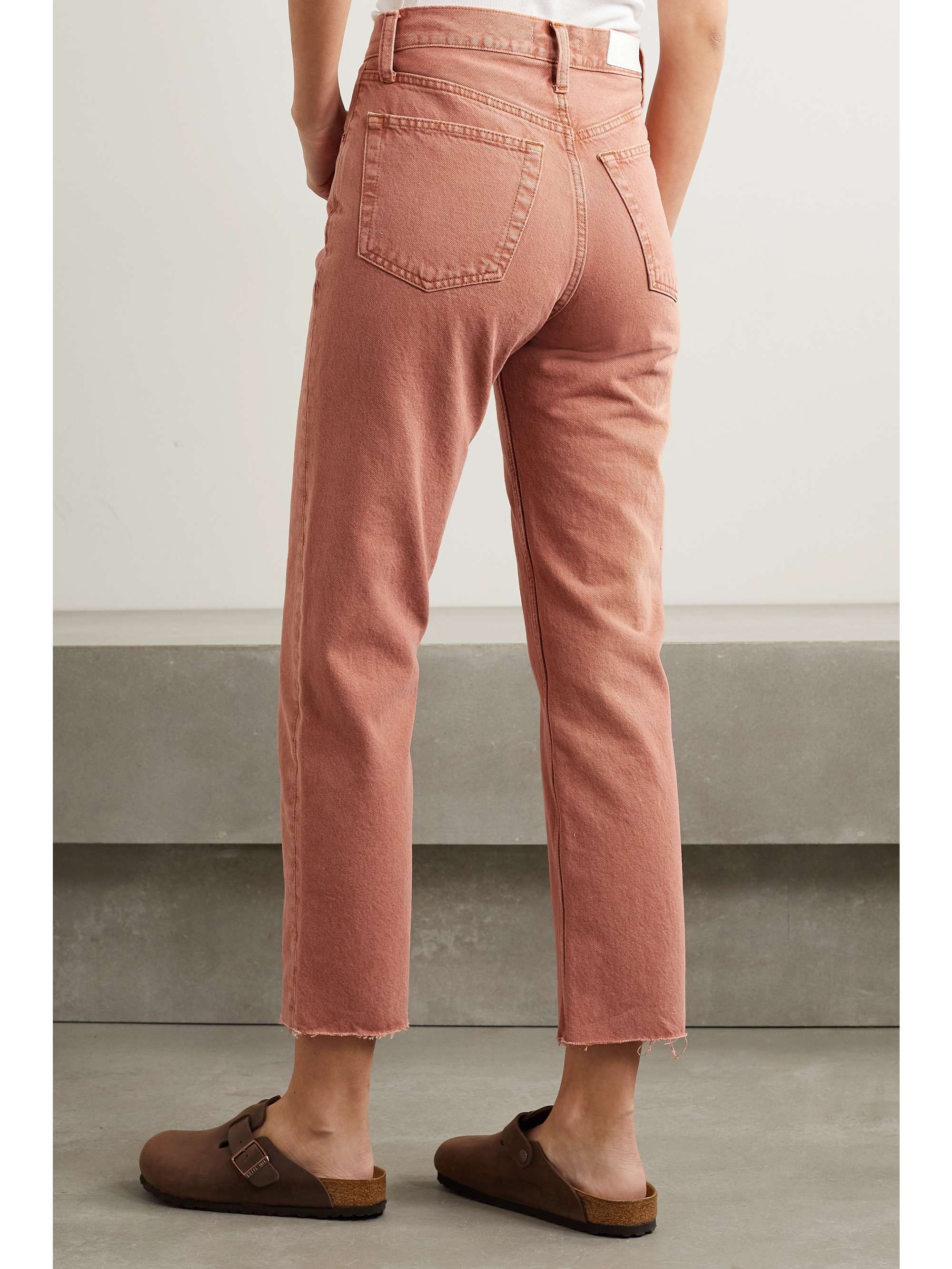 RE/DONE 70s High Rise Stove Pipe straight-leg jeans | NET-A RE/DONE 70s High Rise Stove Pipe straight-leg jeans | NET-A