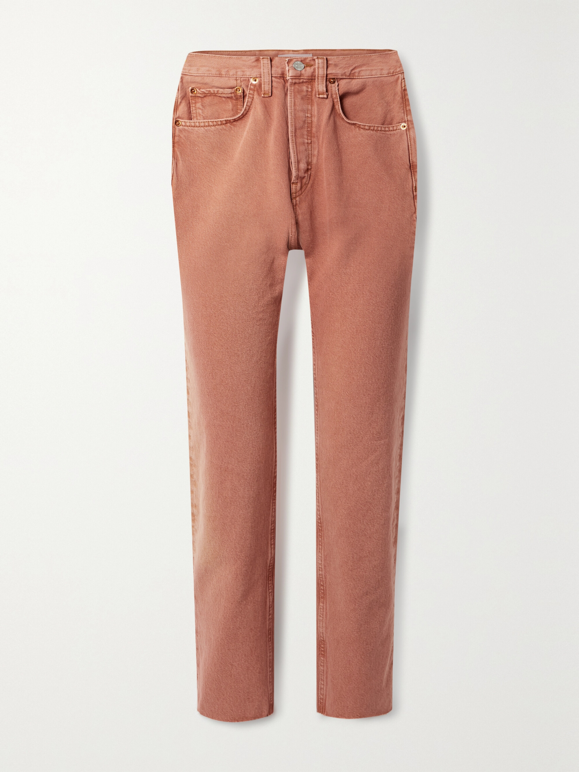 RE/DONE 70s High Rise Stove Pipe straight-leg jeans