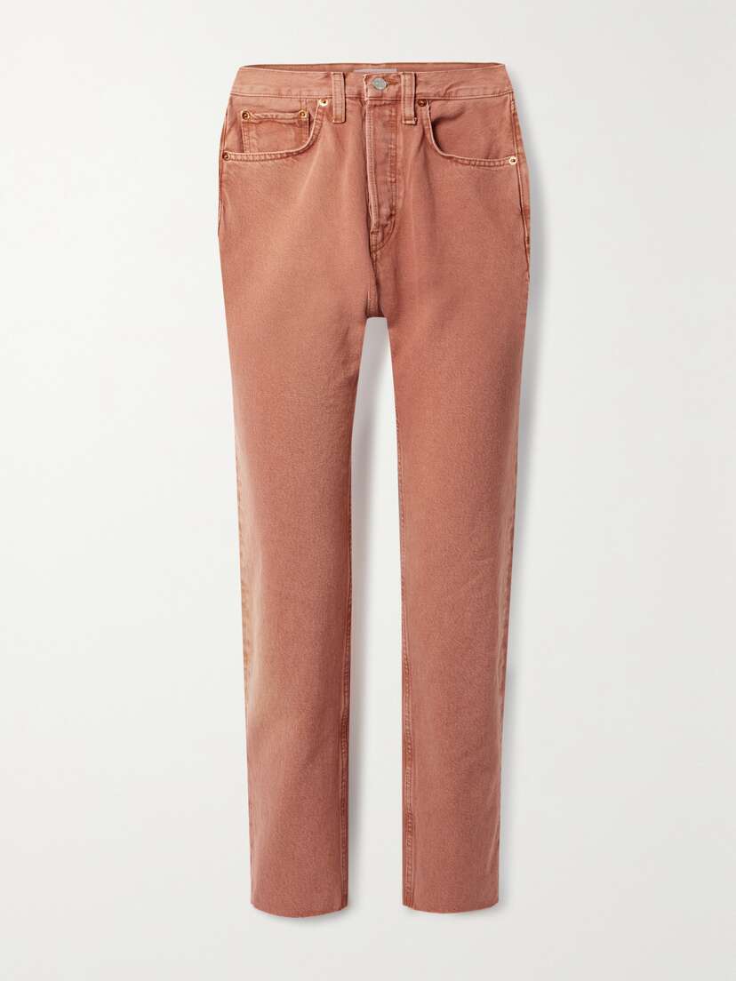 RE/DONE 70s High Rise Stove Pipe Straight-leg Jeans