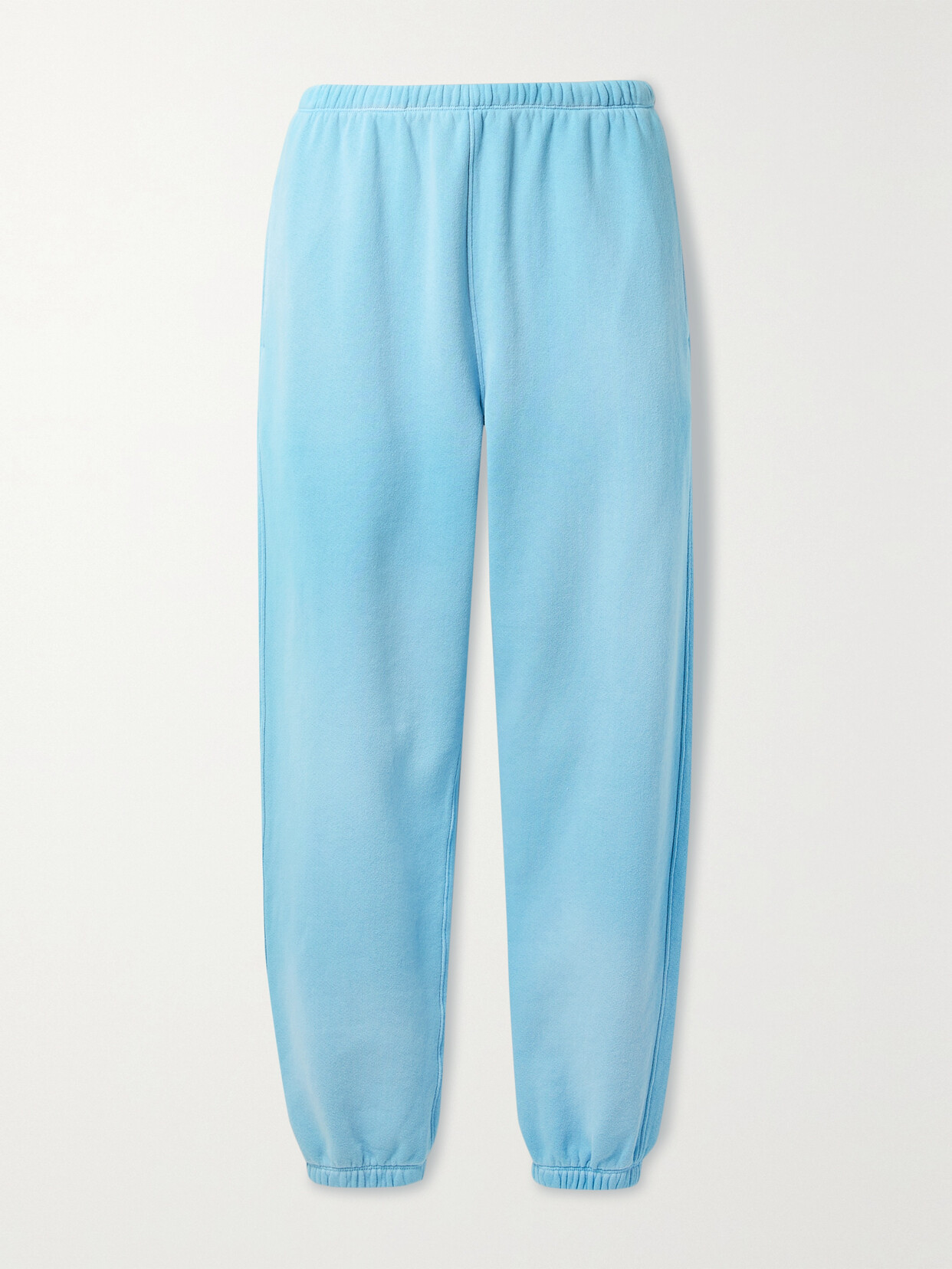 RE/DONE - + Hanes 80s Cotton-jersey Track Pants - Blue