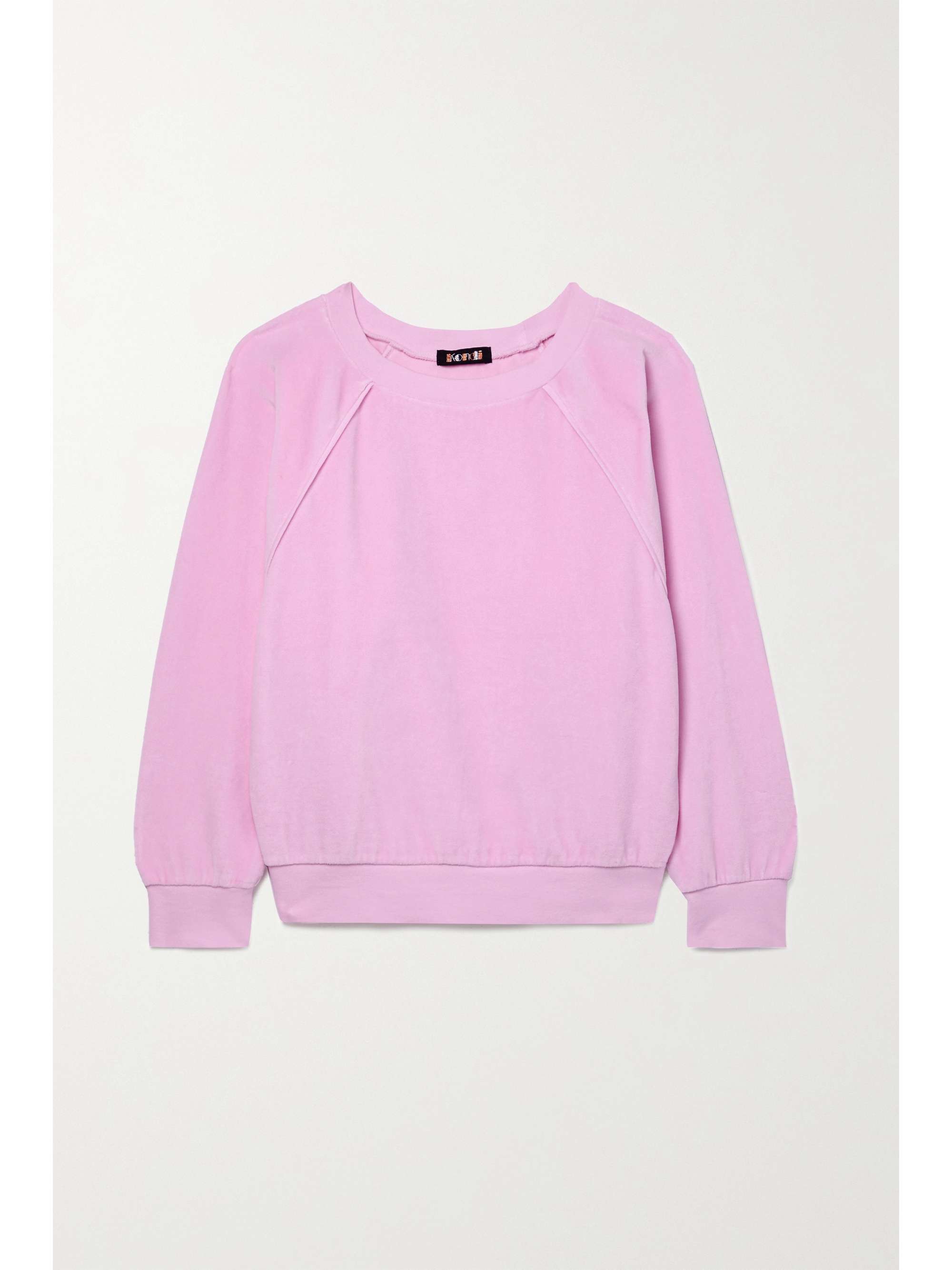 velour sweatshirt