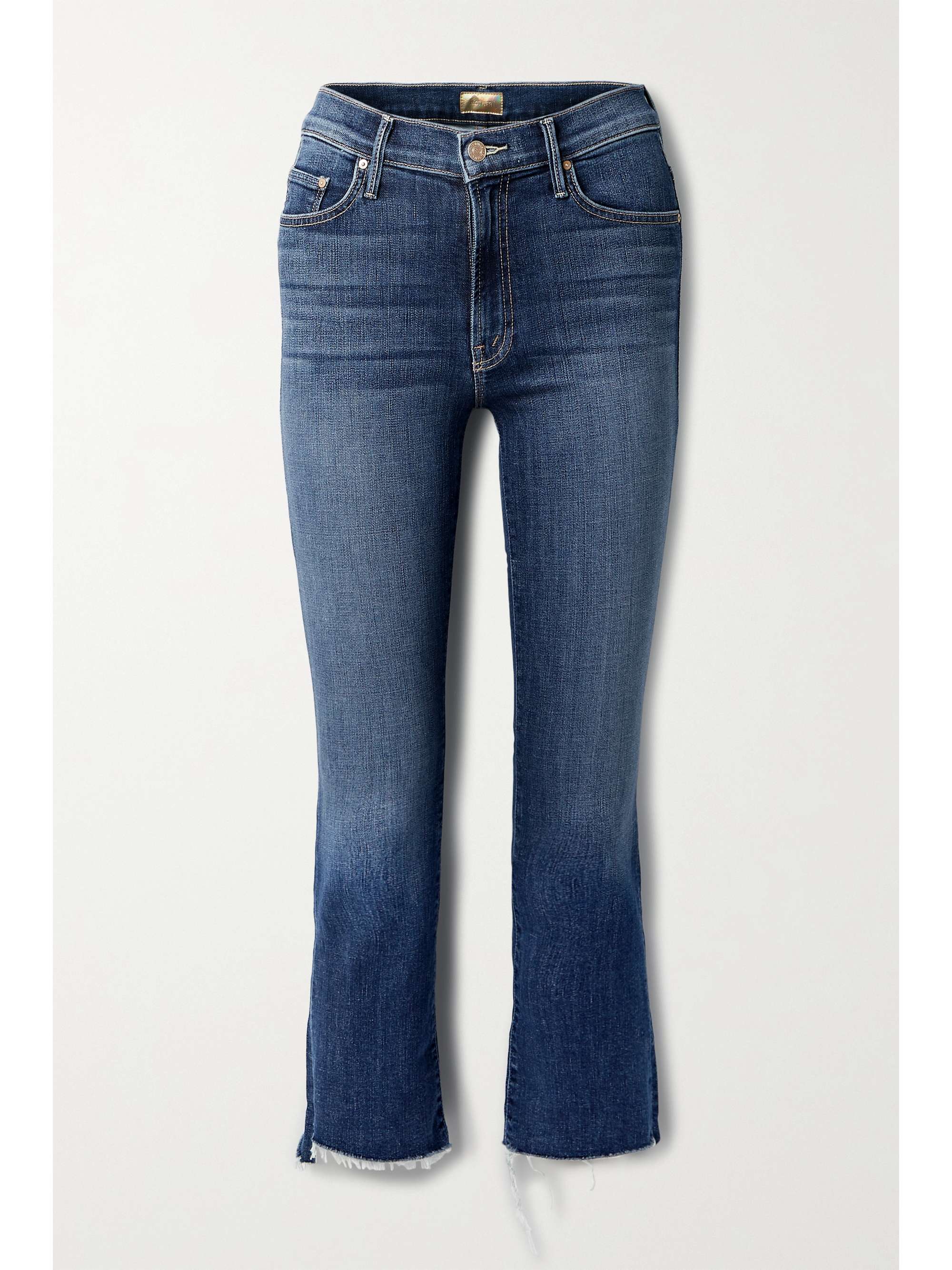 Mid denim The Insider cropped frayed 