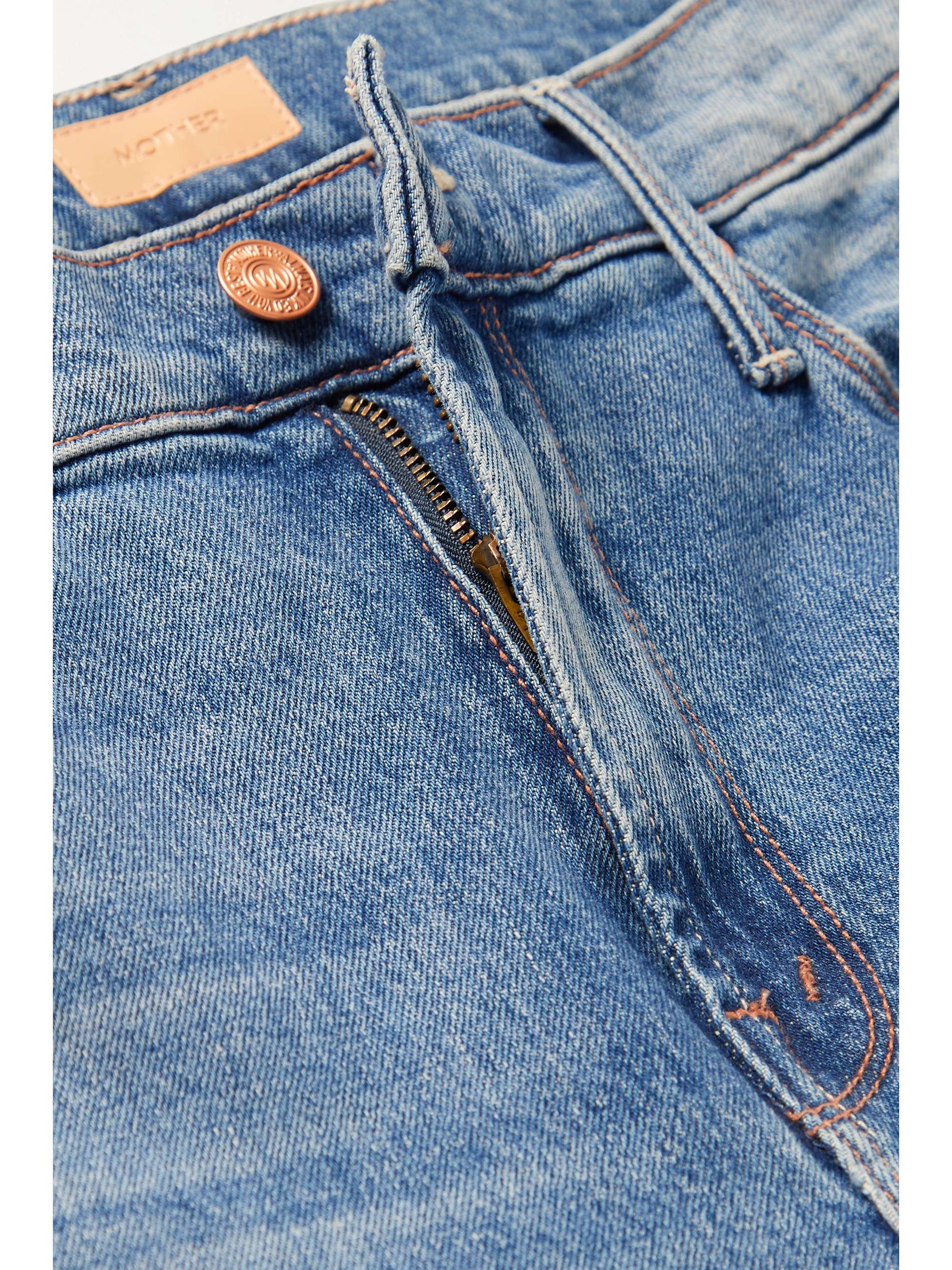 Mid denim The Dazzler mid-rise slim-leg 