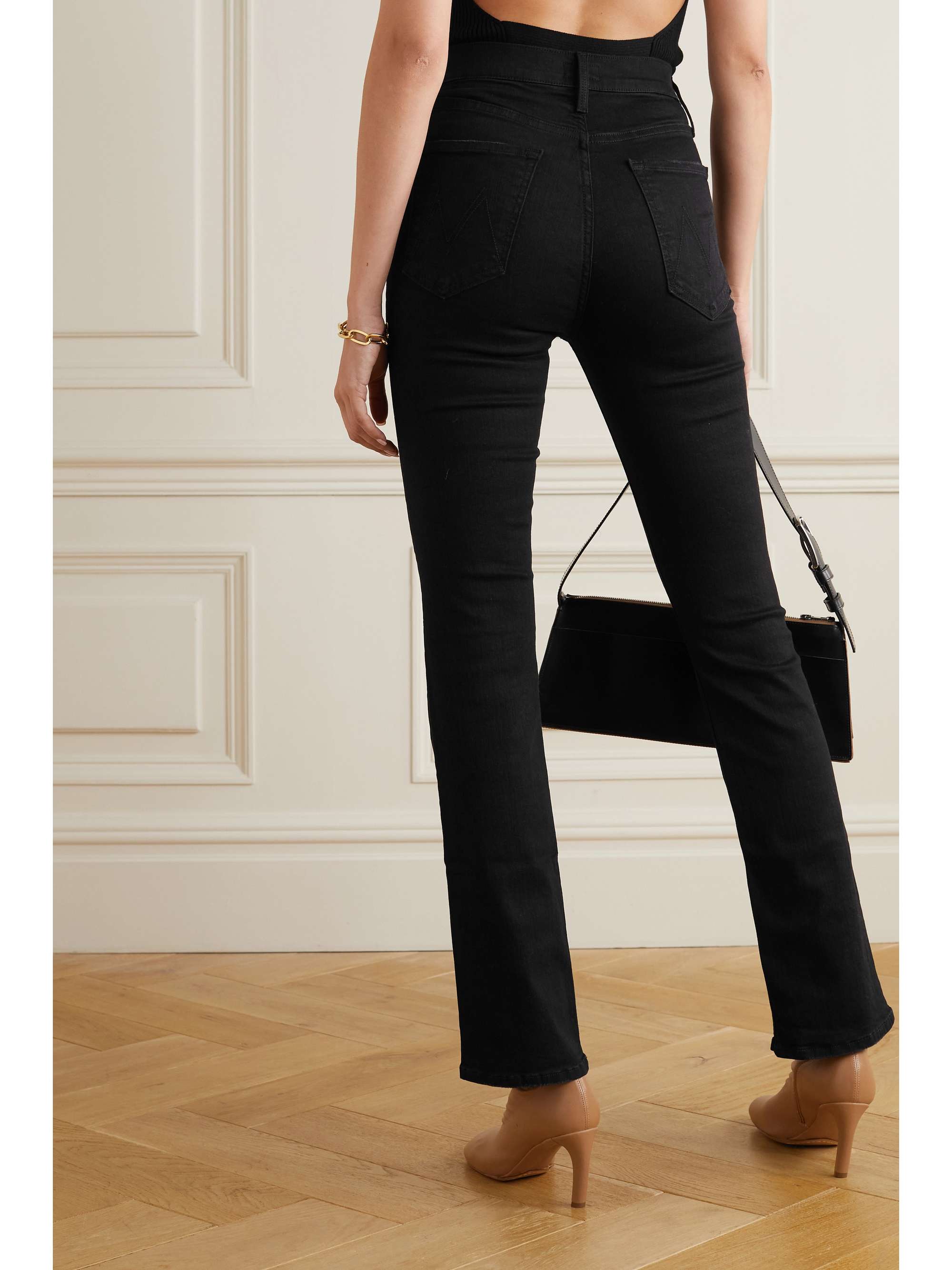 high-rise straight-leg jeans | MOTHER 