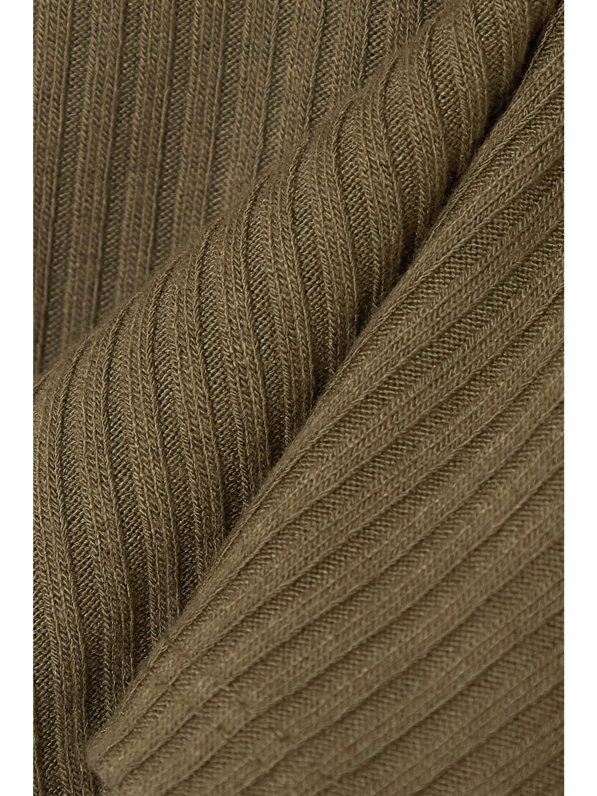 LESET Ali ribbed stretch-knit shorts