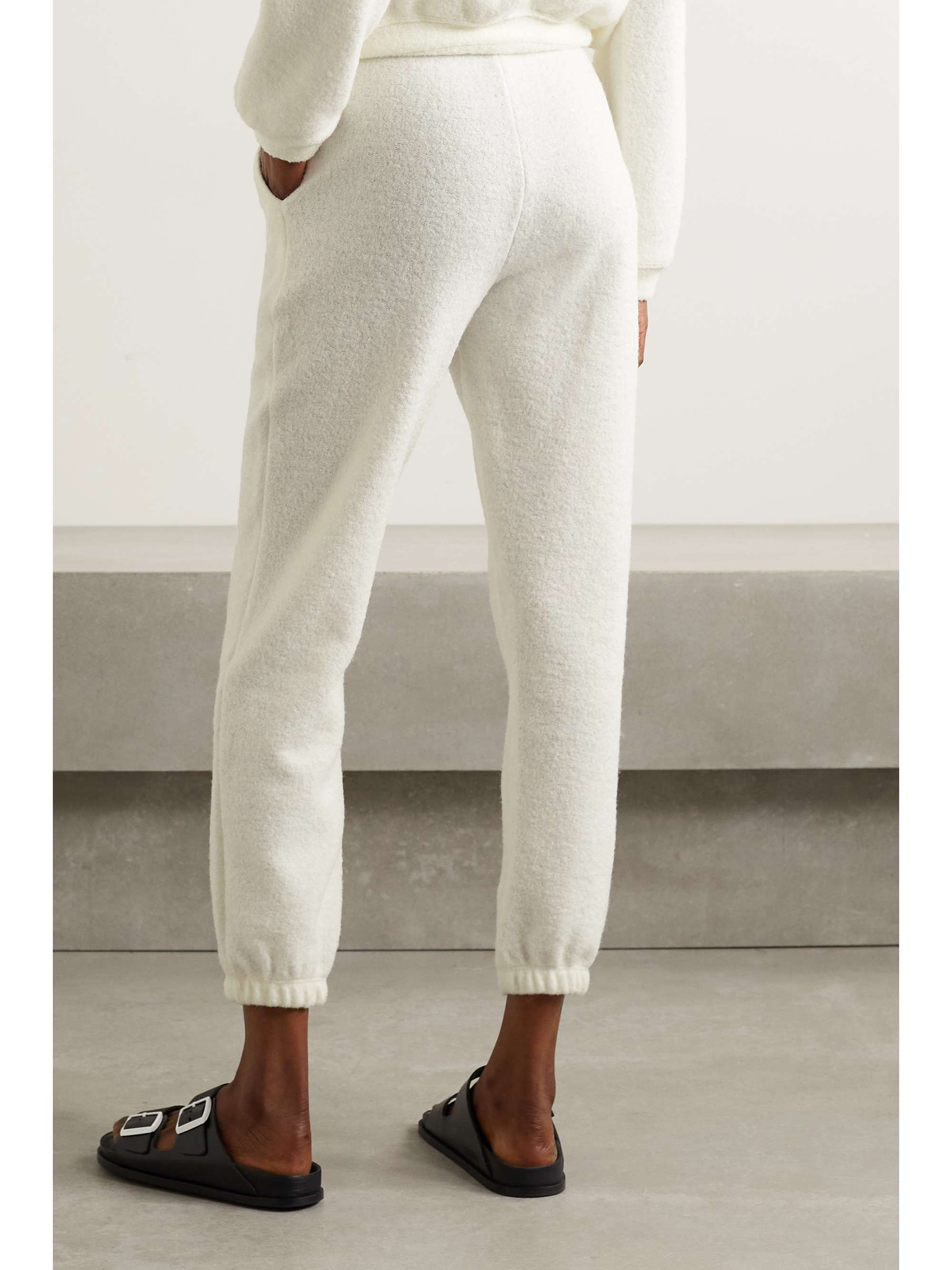 LESET Bella wool-blend track pants