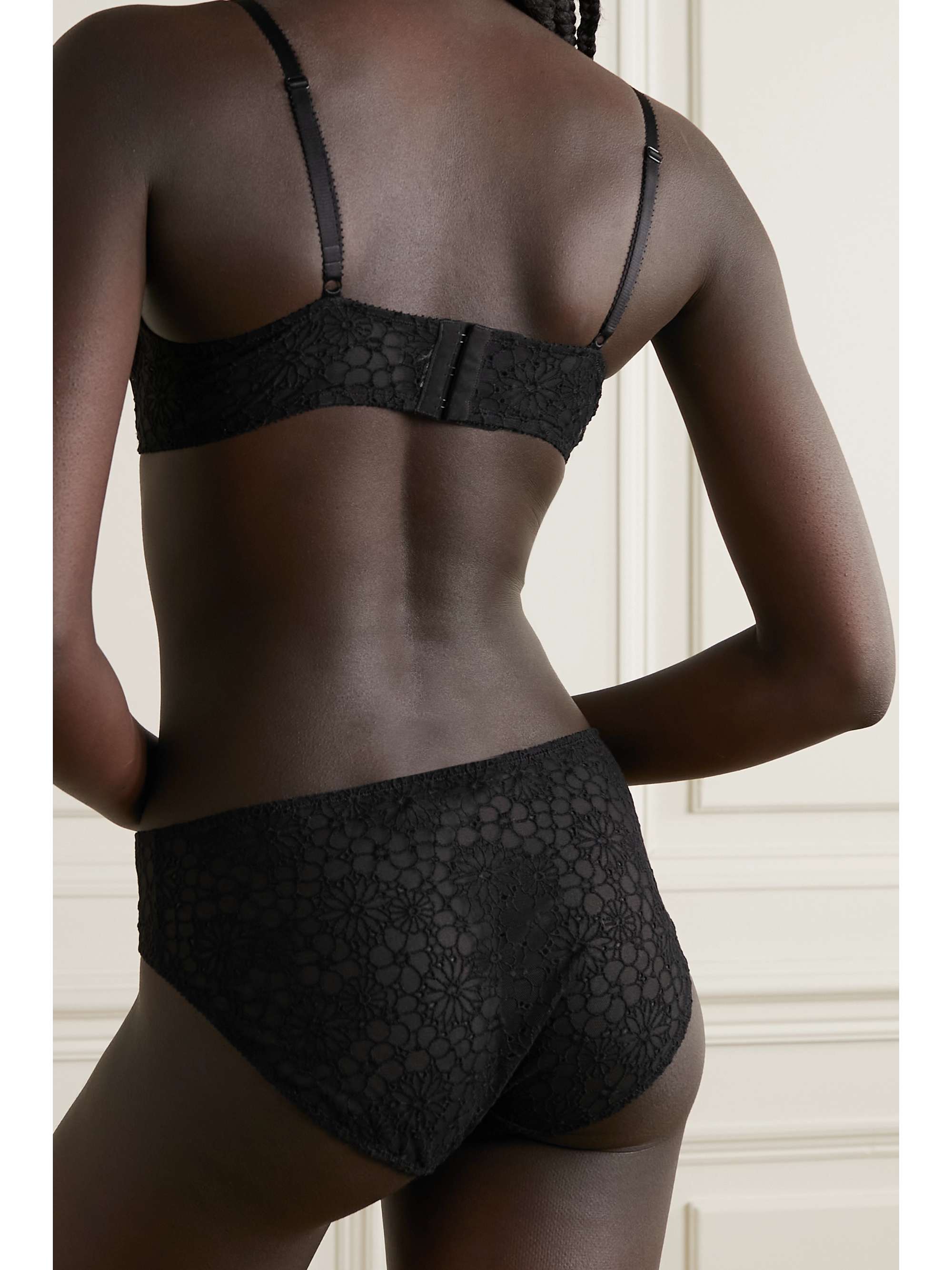 ERES Amarante embroidered tulle underwired balconette bra