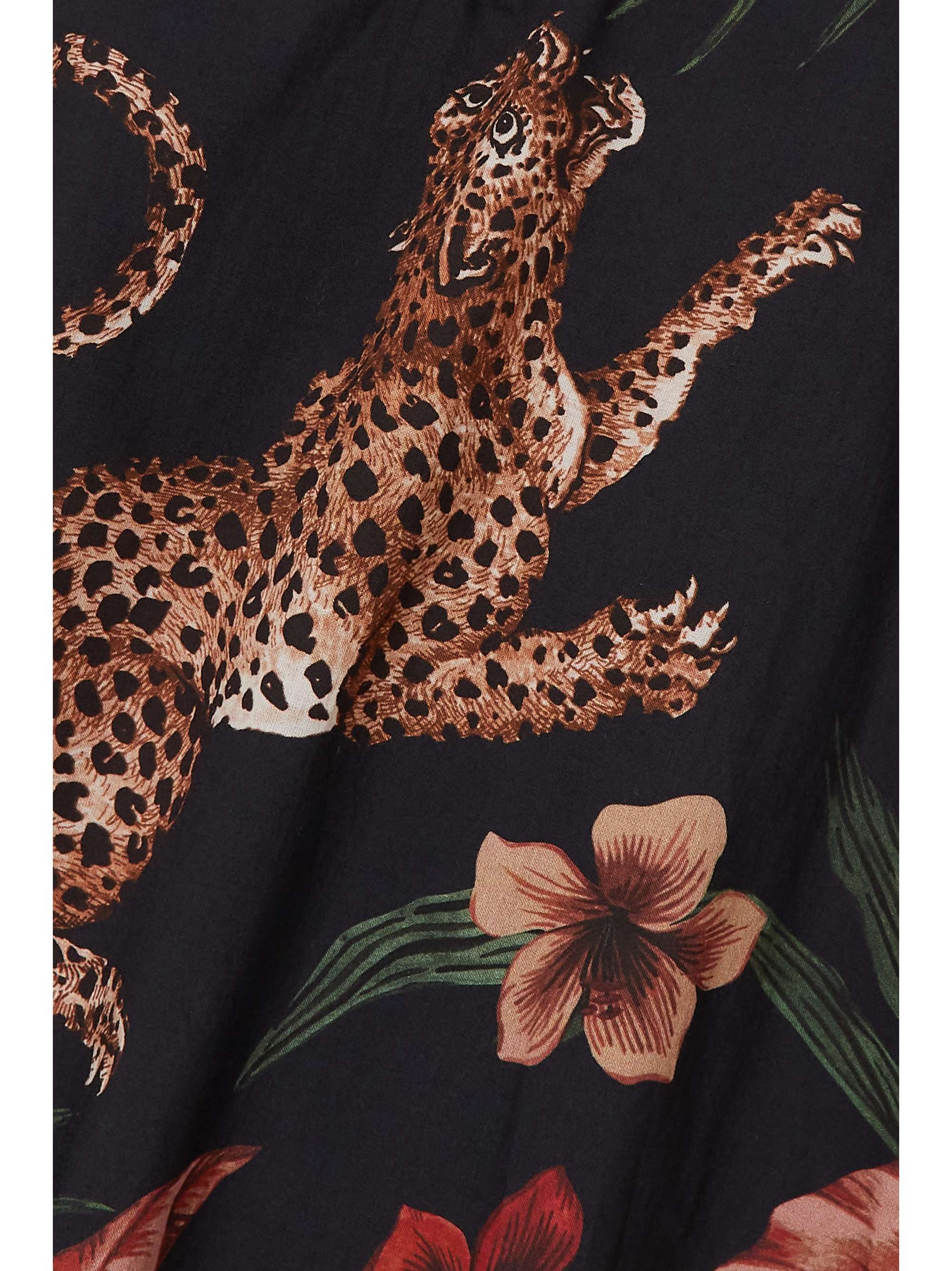 DESMOND & DEMPSEY Printed cotton-voile pajama set