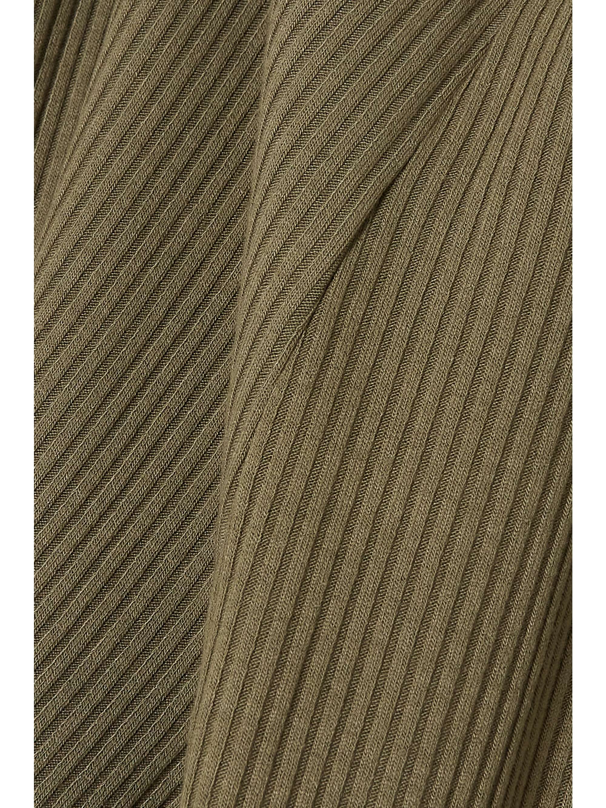 LESET Ali ribbed stretch-knit stirrup leggings