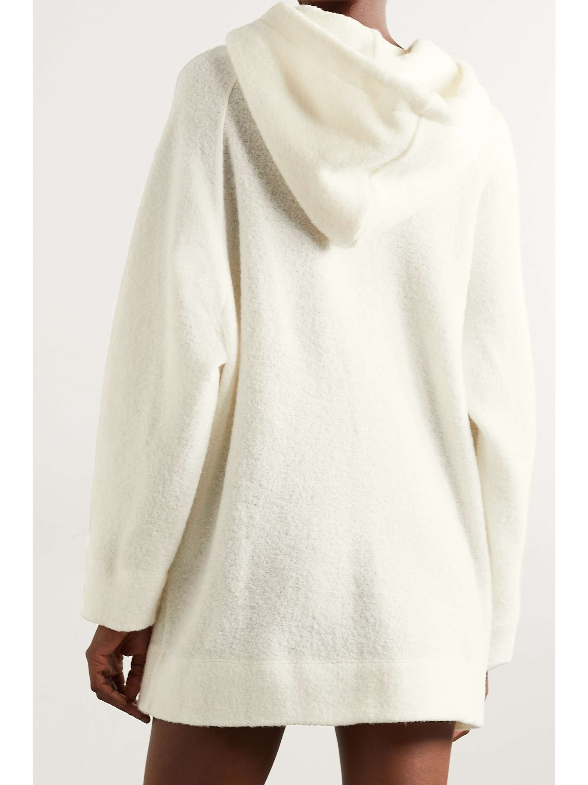 LESET Bella oversized wool-blend hoodie