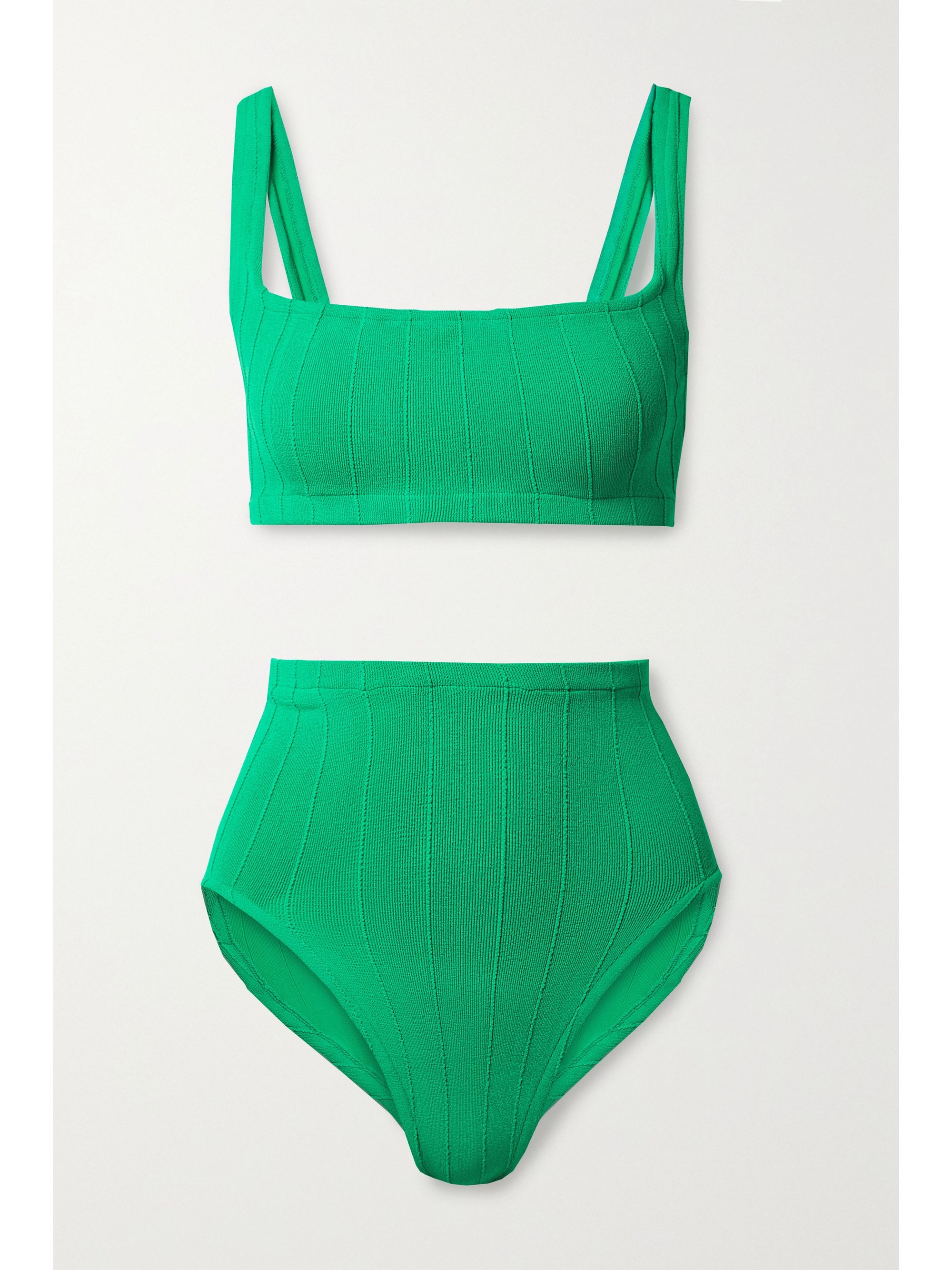 Emerald Net Sustain Patricia Nile Ribbed Bikini Hunza G Net A Porter