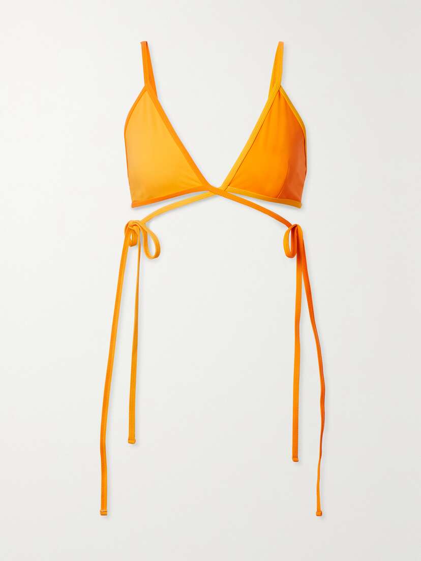 Christopher Esber Wrap Triangle Bikini Top
