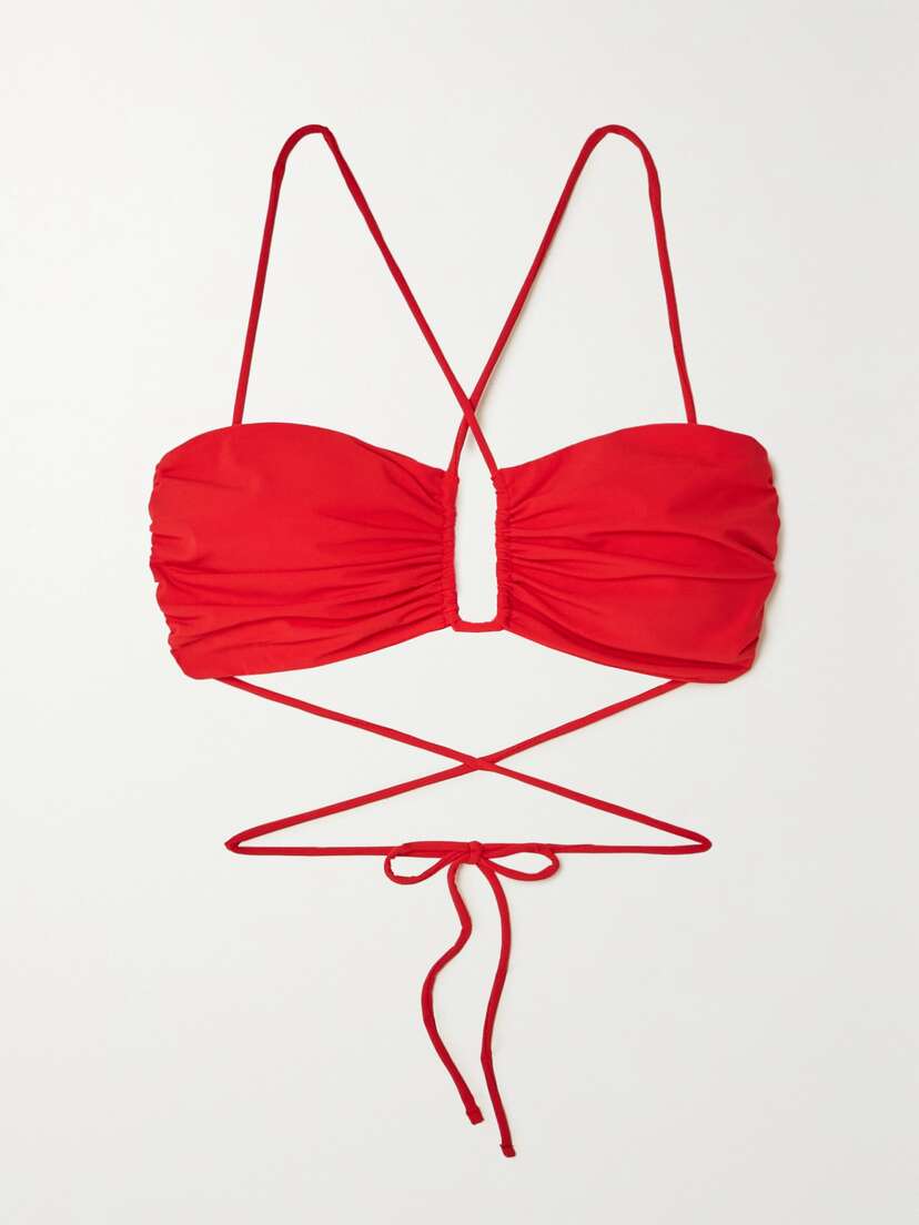 Magda Butrym Tie-detailed Bikini Top