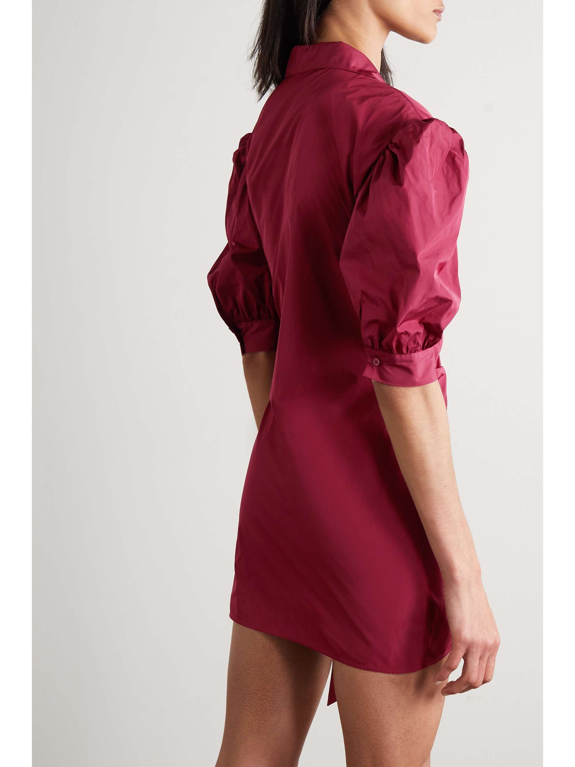 REDVALENTINO Taffeta mini wrap dress