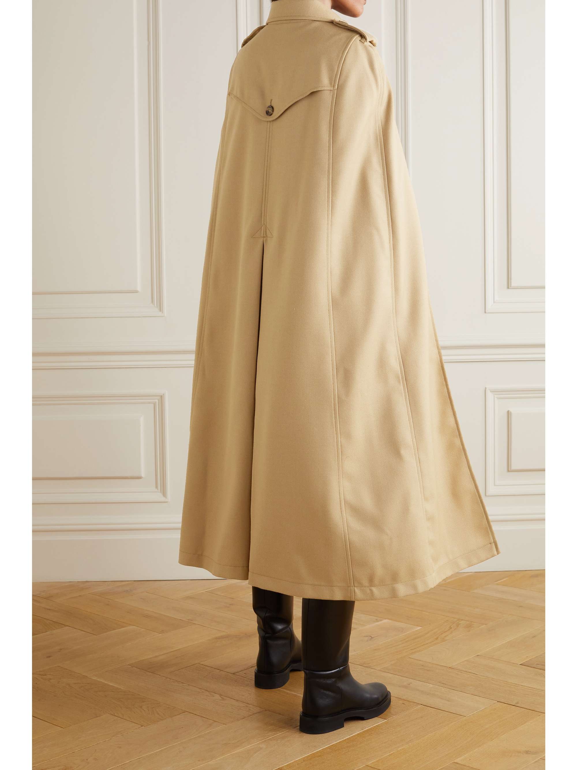 cape trench coat