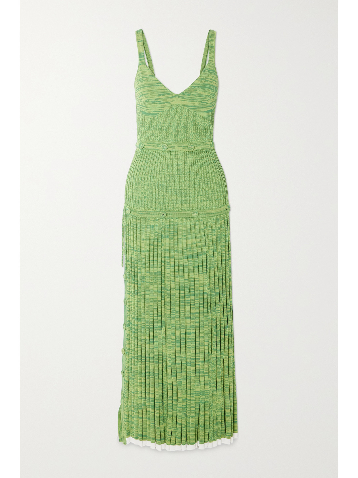 CHRISTOPHER ESBER CONVERTIBLE RIBBED-KNIT MAXI DRESS