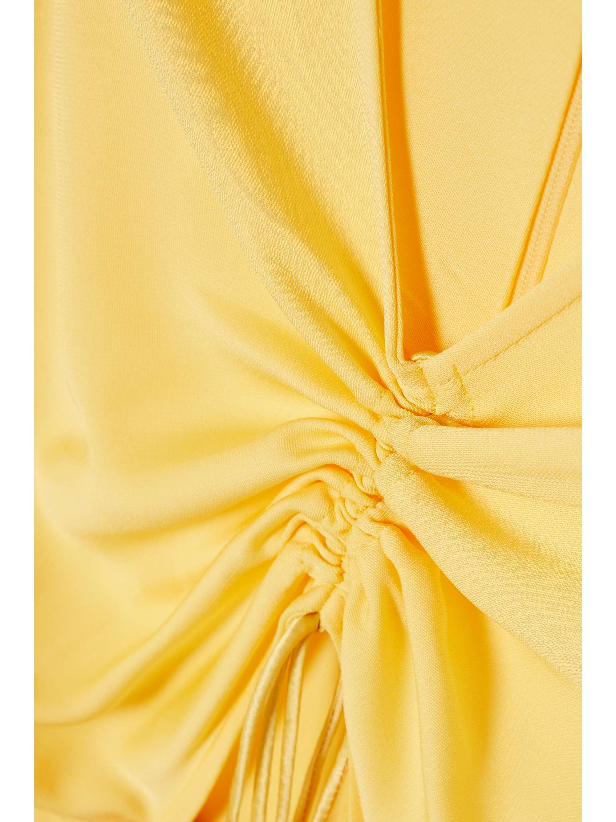 CHRISTOPHER ESBER Ruched cutout woven maxi dress