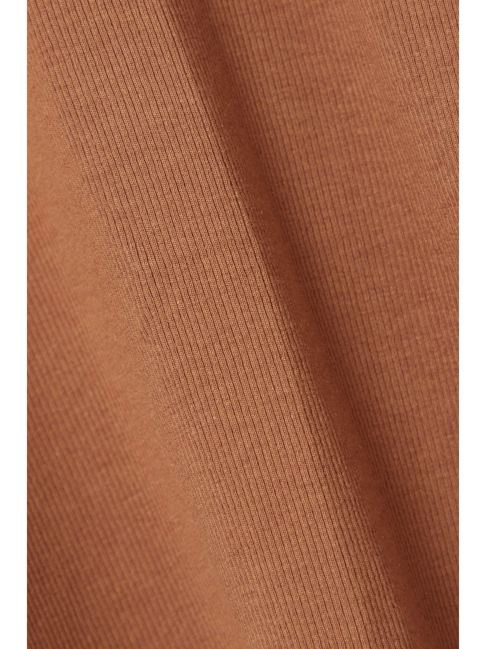 COMMANDO Luxury ribbed stretch modal and Pima cotton-blend top