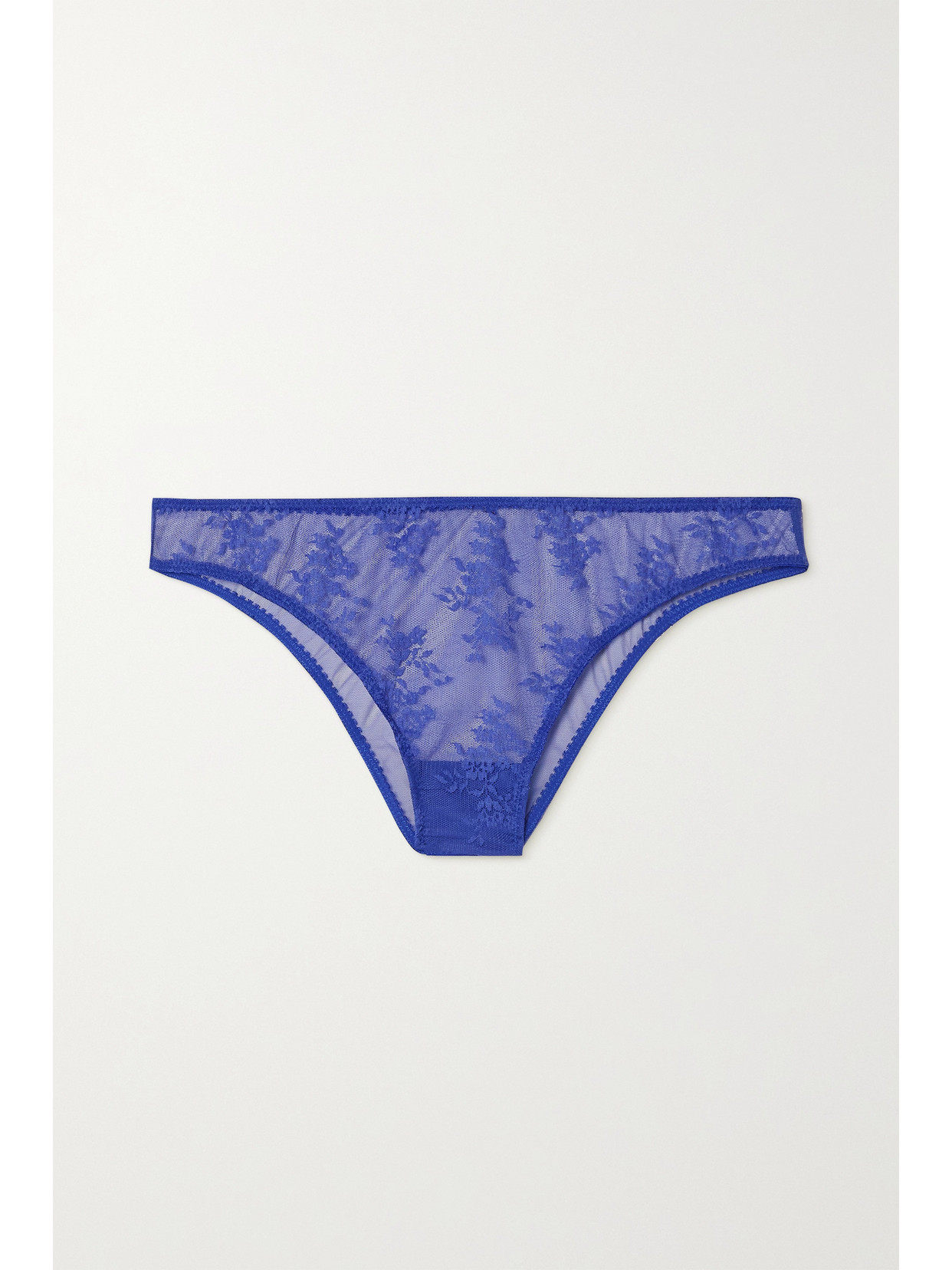 Journelle Romy Lace And Tulle Briefs In Violet