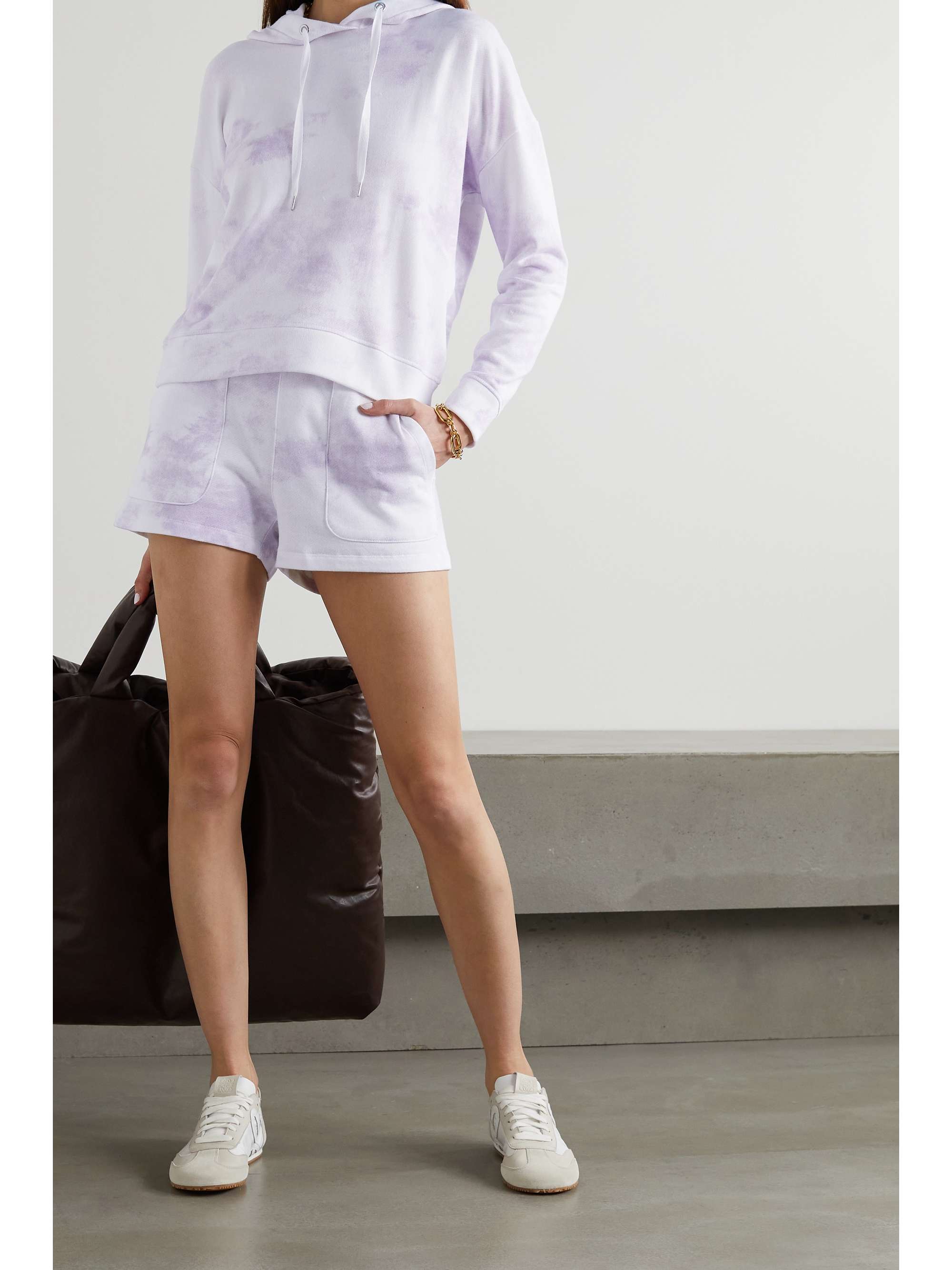 RAILS Murray tie-dyed cotton and modal-blend hoodie