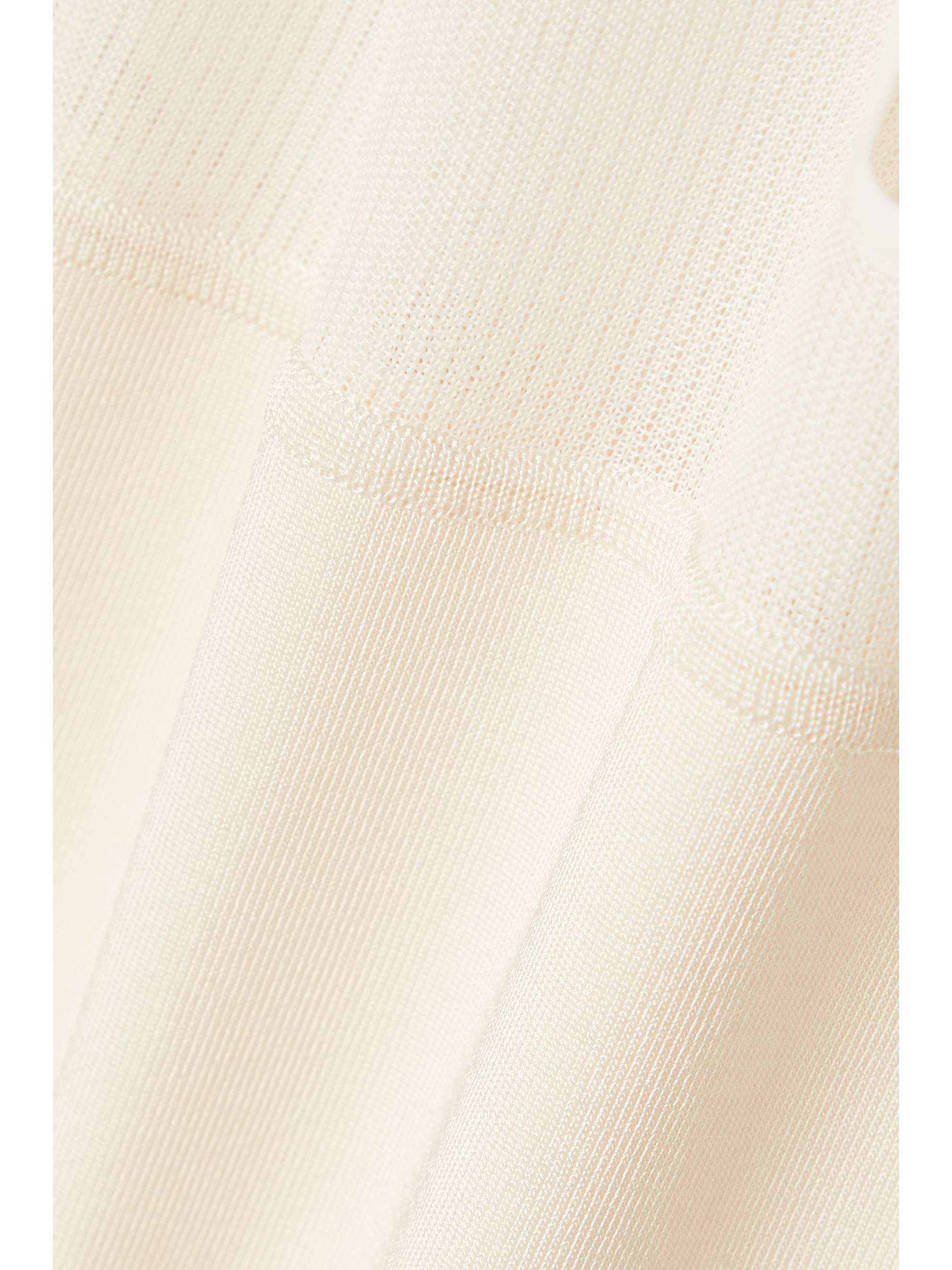 MUGLER Cutout ribbed-knit tank