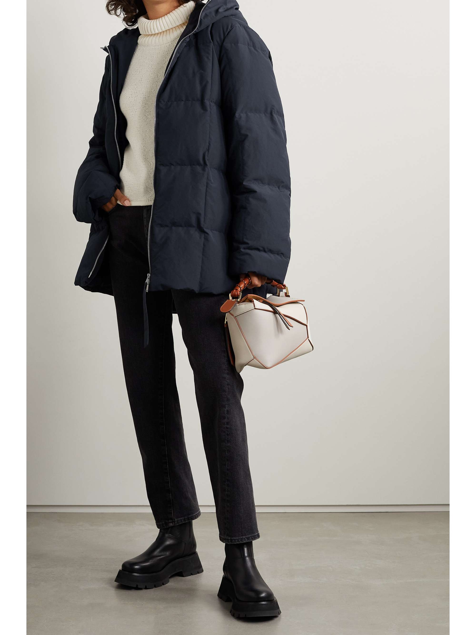 jil sander padded coat