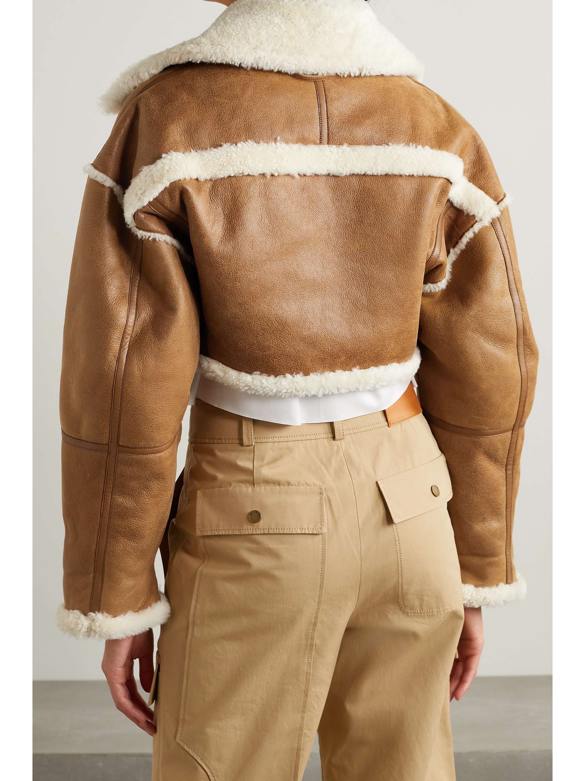 camel colored moto jacket