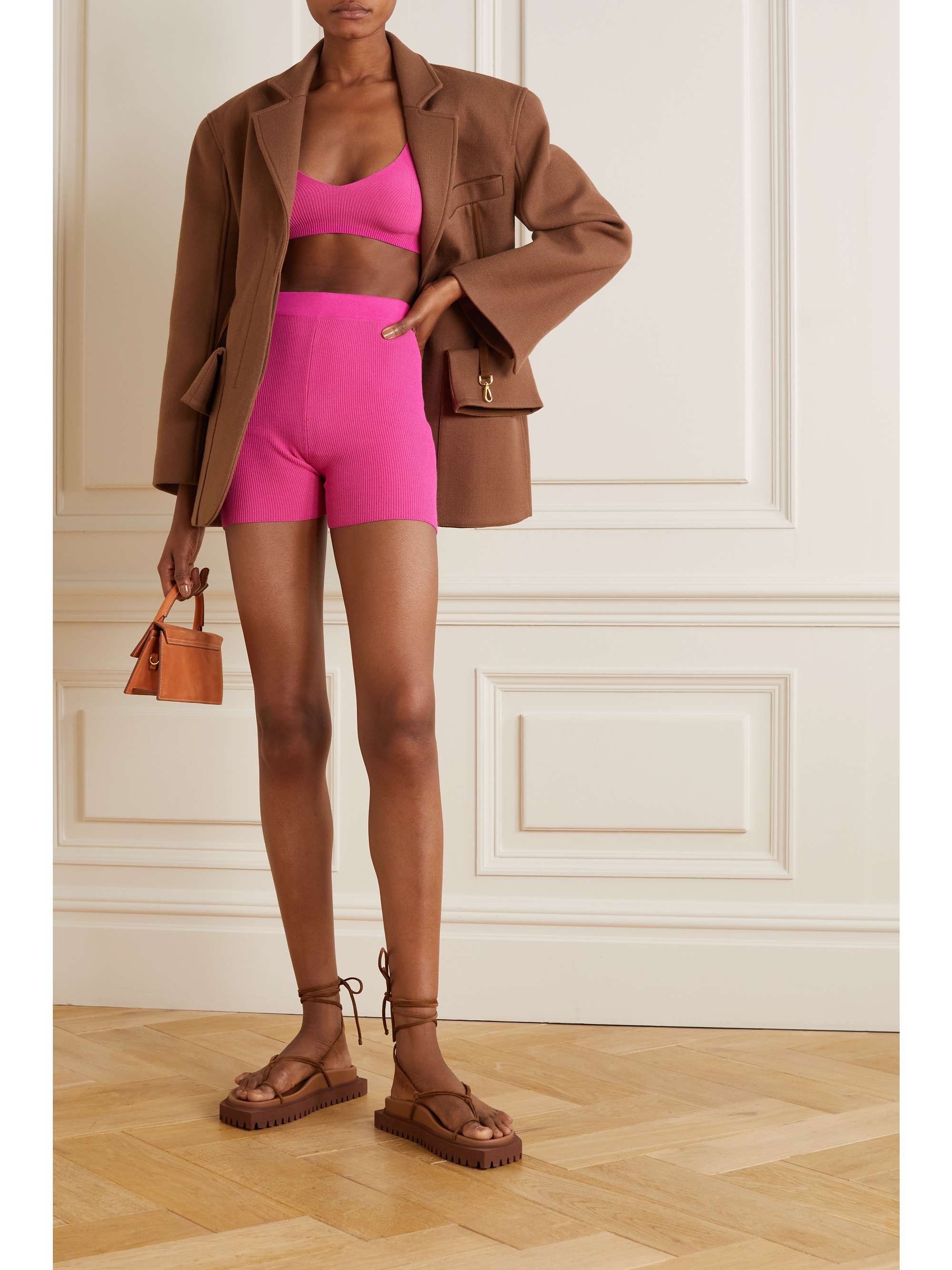 jacquemus pink blazer