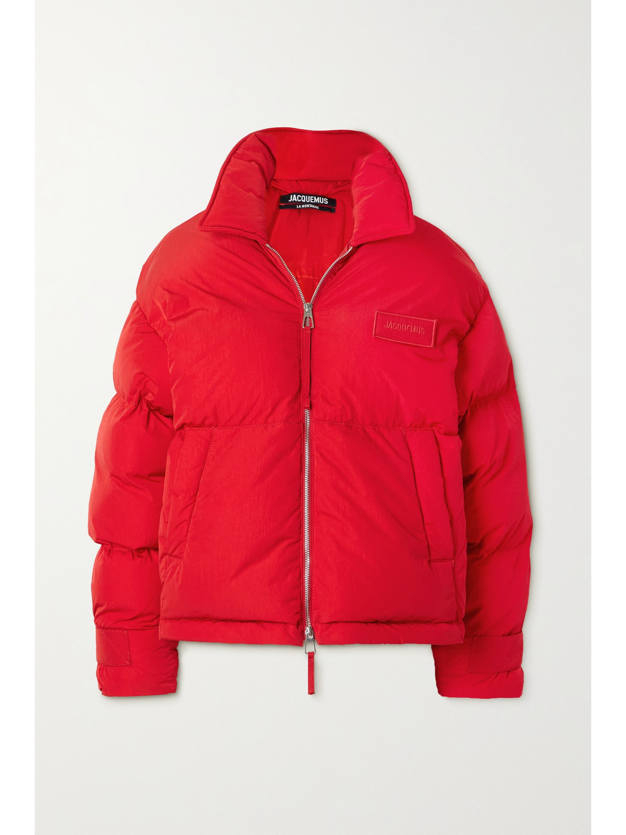 JACQUEMUS Flocon appliquéd quilted padded textured-shell jacket