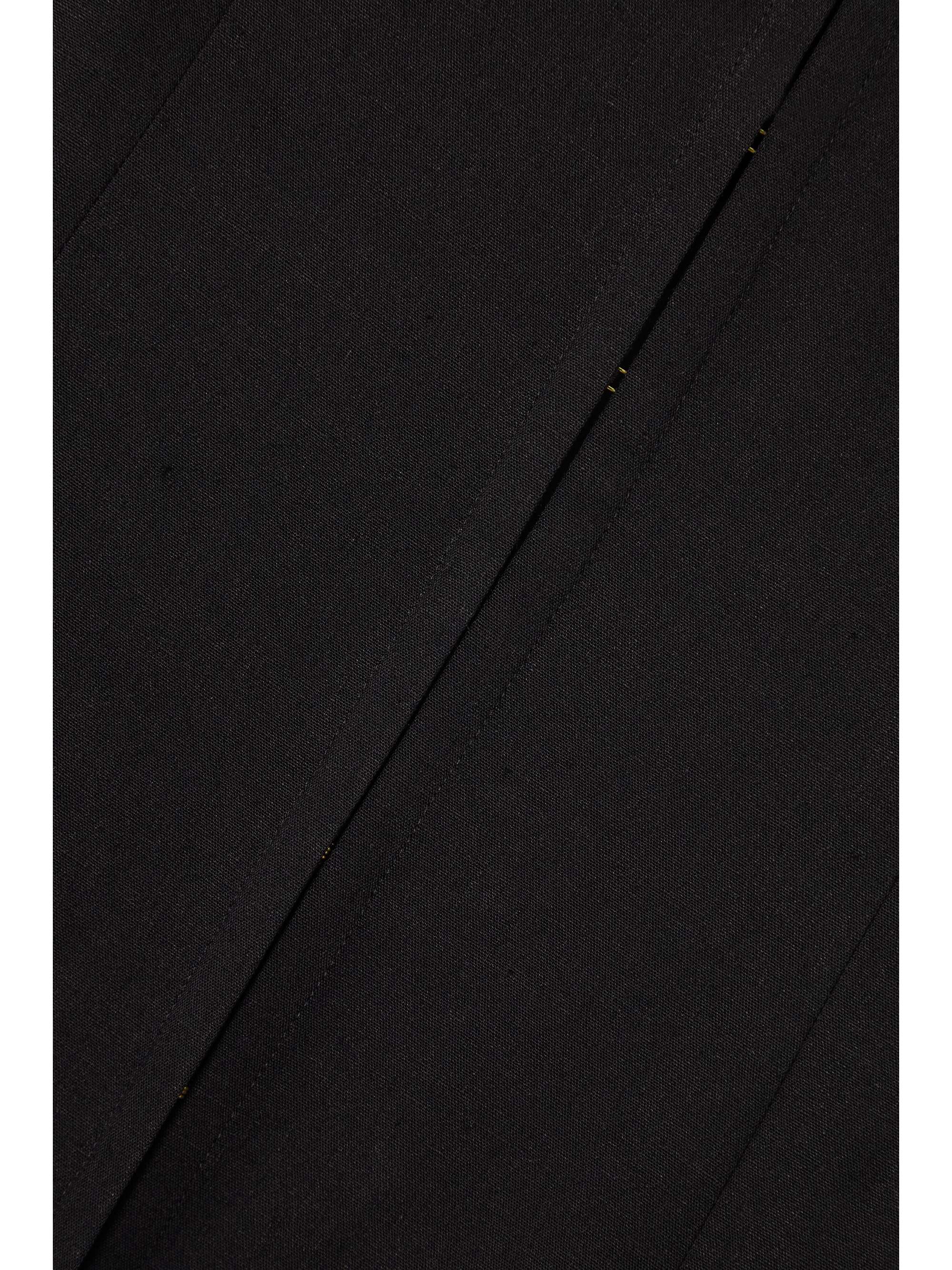 JACQUEMUS Obiou cutout woven maxi shirt dress