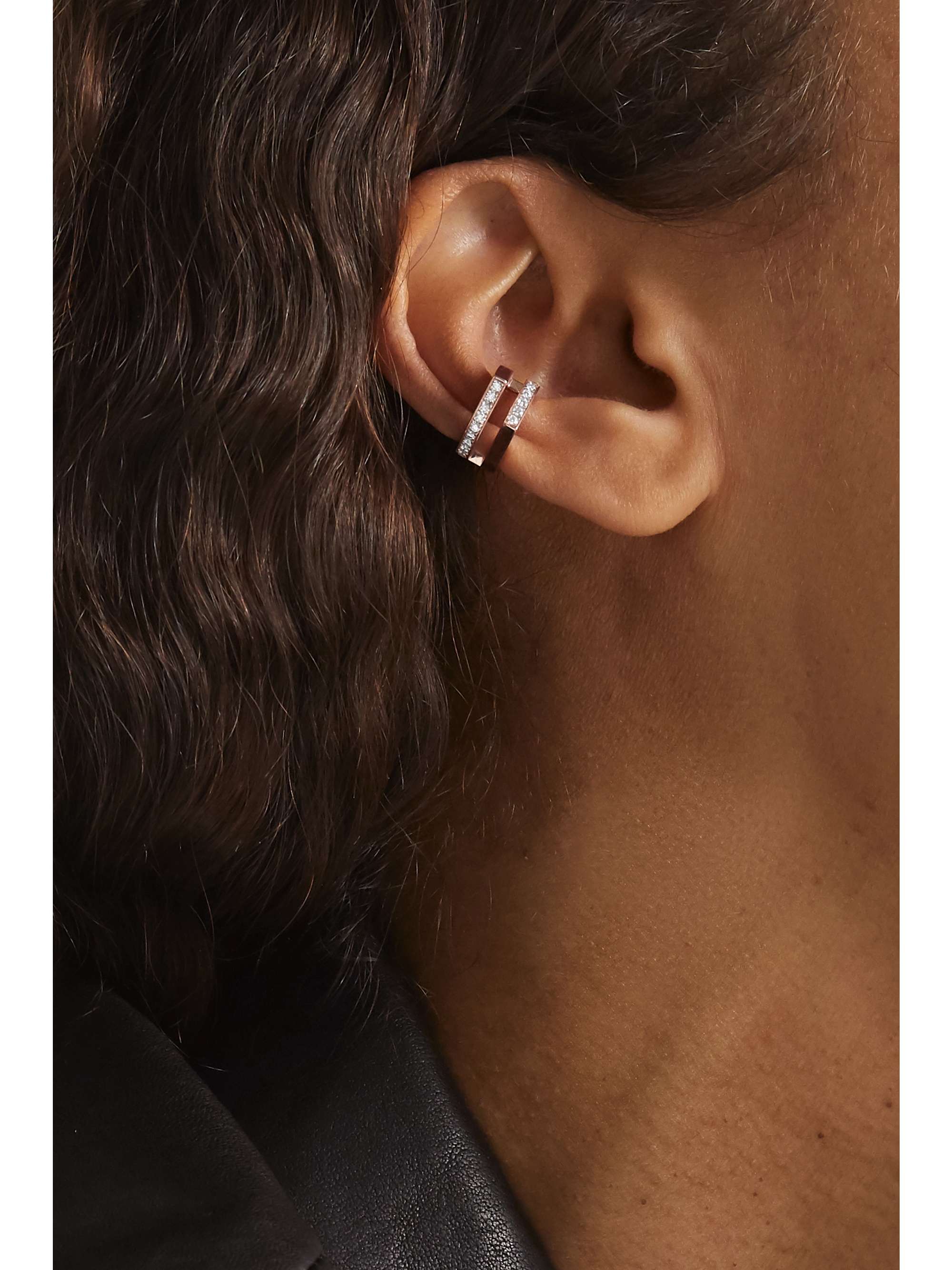 REPOSSI Antifer 18-karat rose gold diamond ear cuff