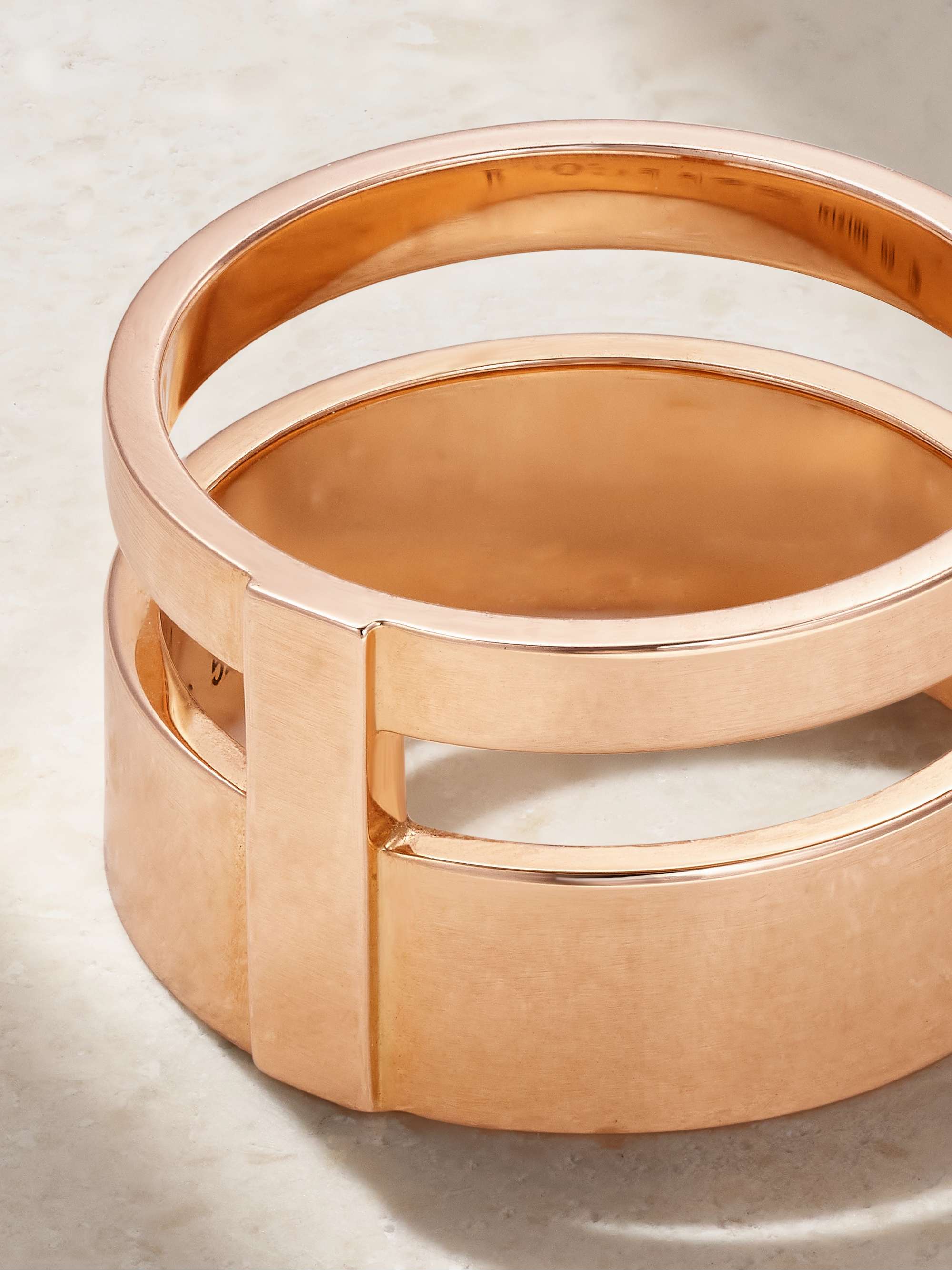 REPOSSI Berbère Module 18-karat rose gold ring