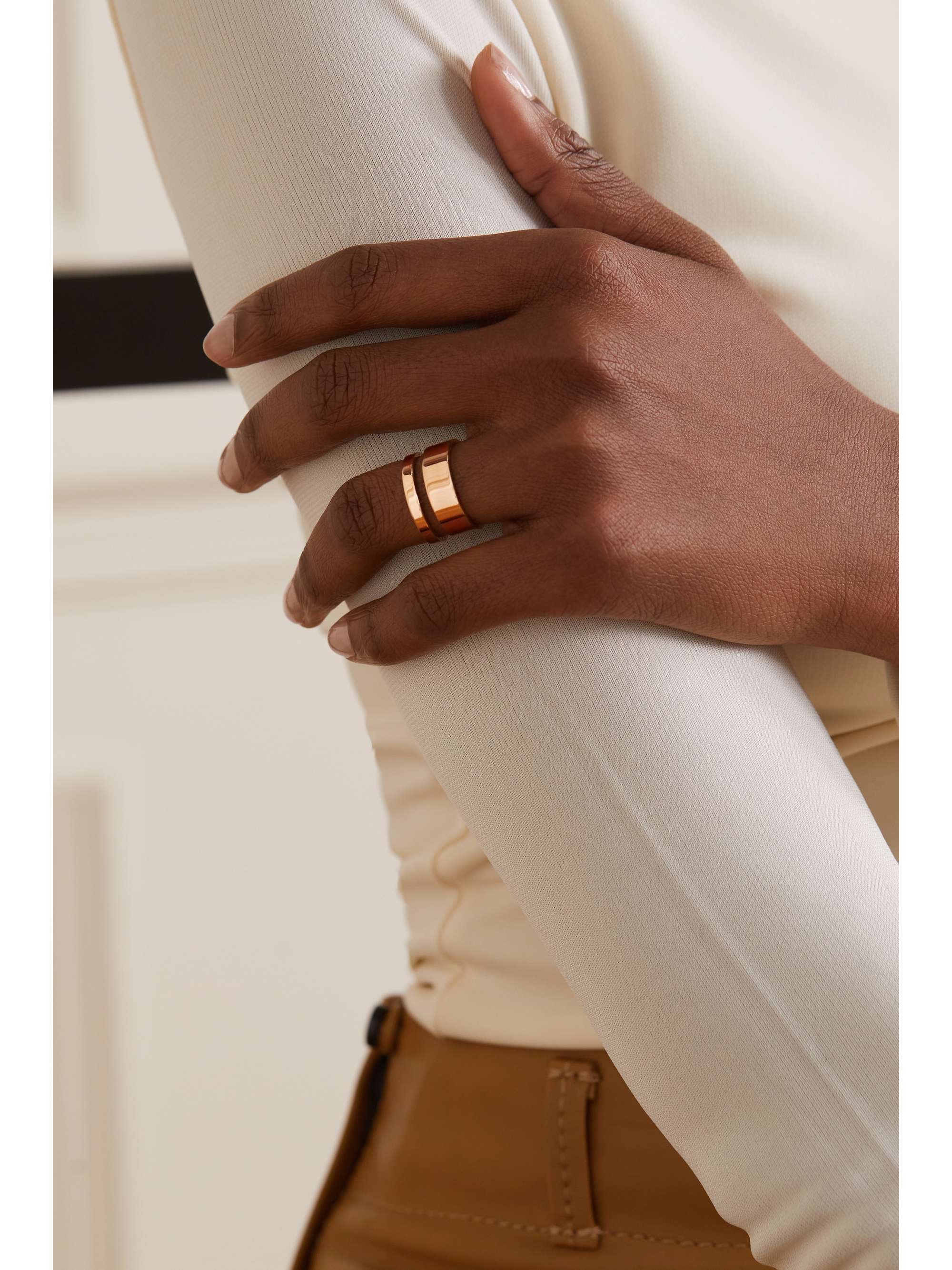 REPOSSI Berbère Module 18-karat rose gold ring