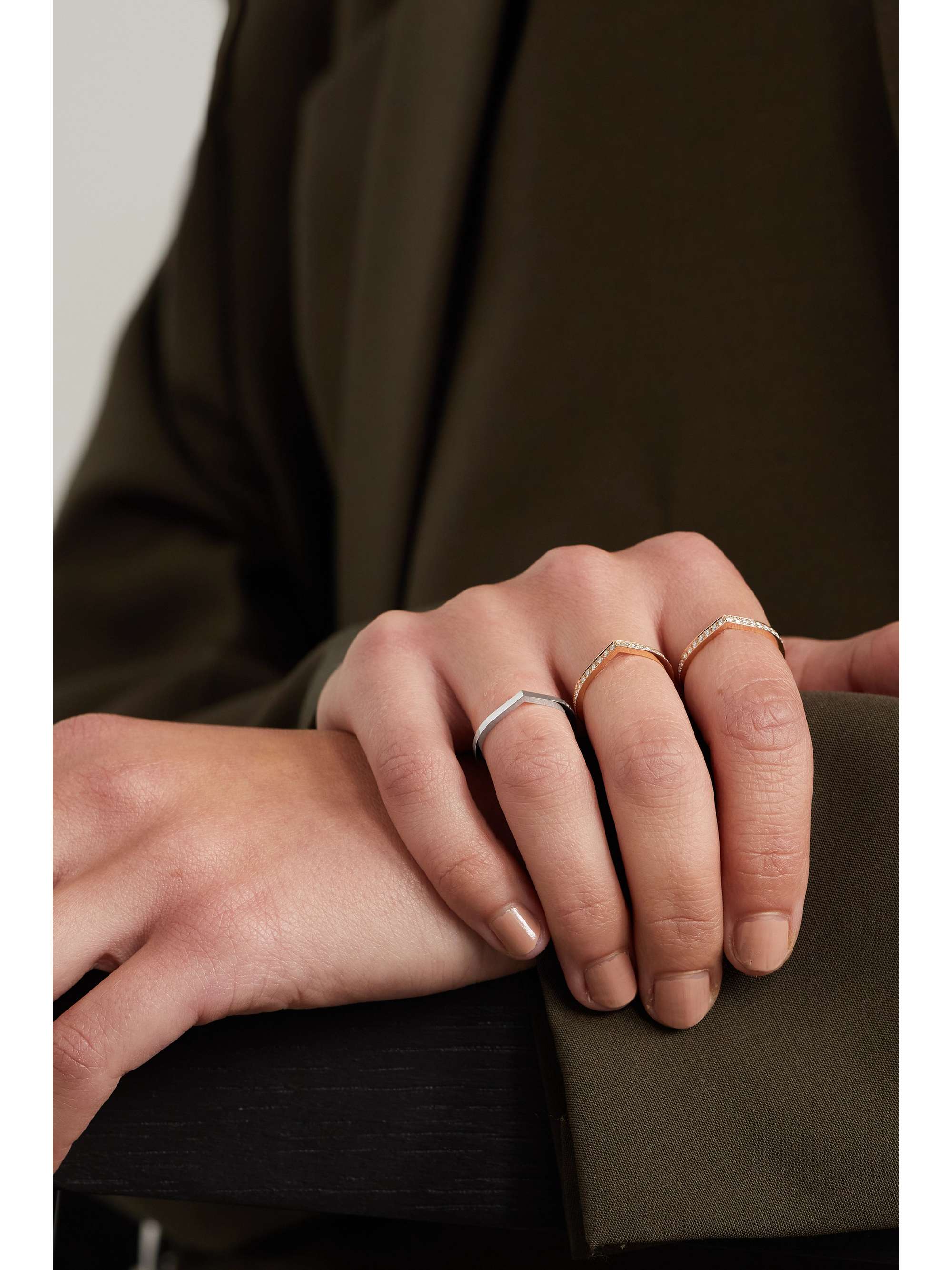 REPOSSI Antifer 18-karat white gold ring