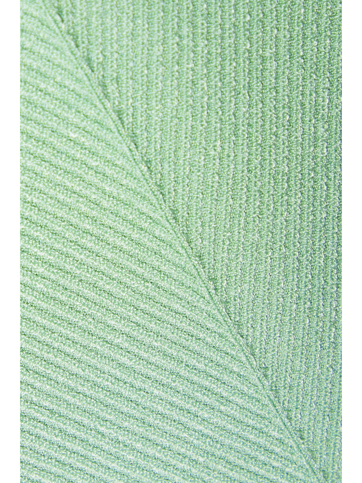 Gauge81 Beas Off-the-shoulder Ribbed-knit Sweater In Green