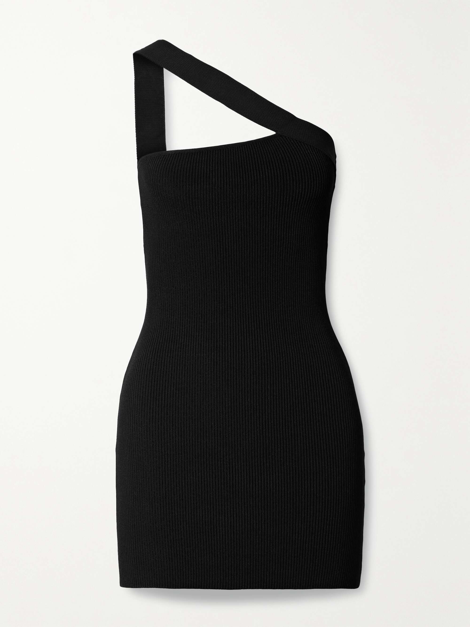 GAUGE81 Soria one-shoulder ribbed-knit mini dress | NET-A-PORTER