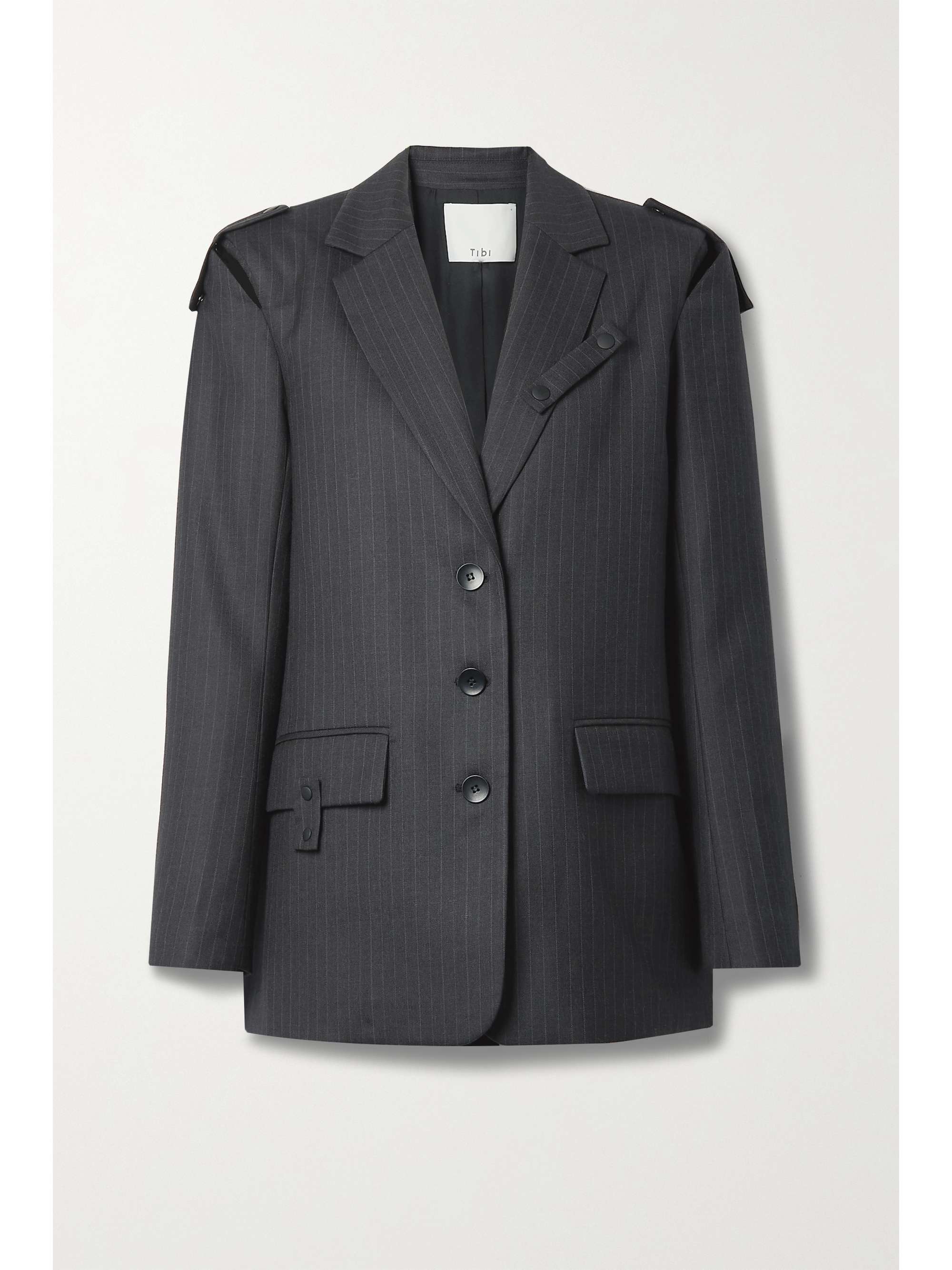 charcoal wool blazer