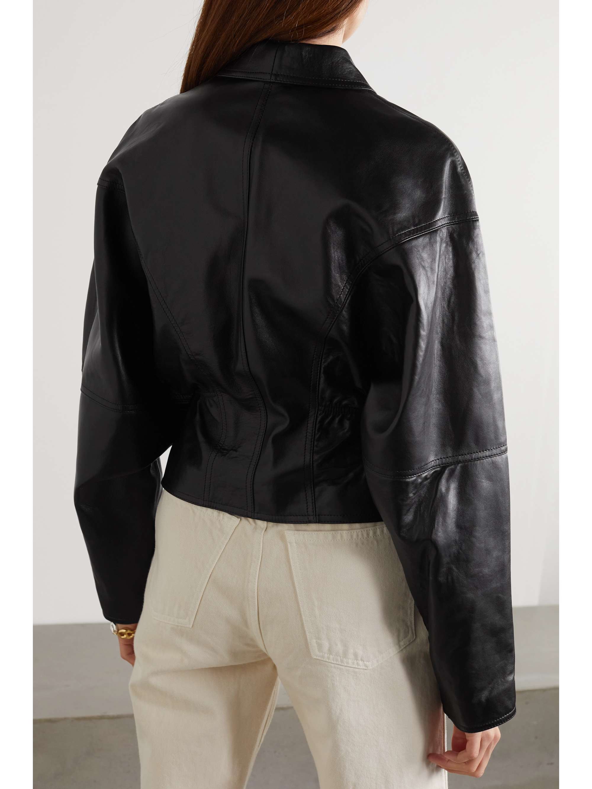 Fortære Cape valgfri ISABEL MARANT Branson leather jacket | NET-A-PORTER