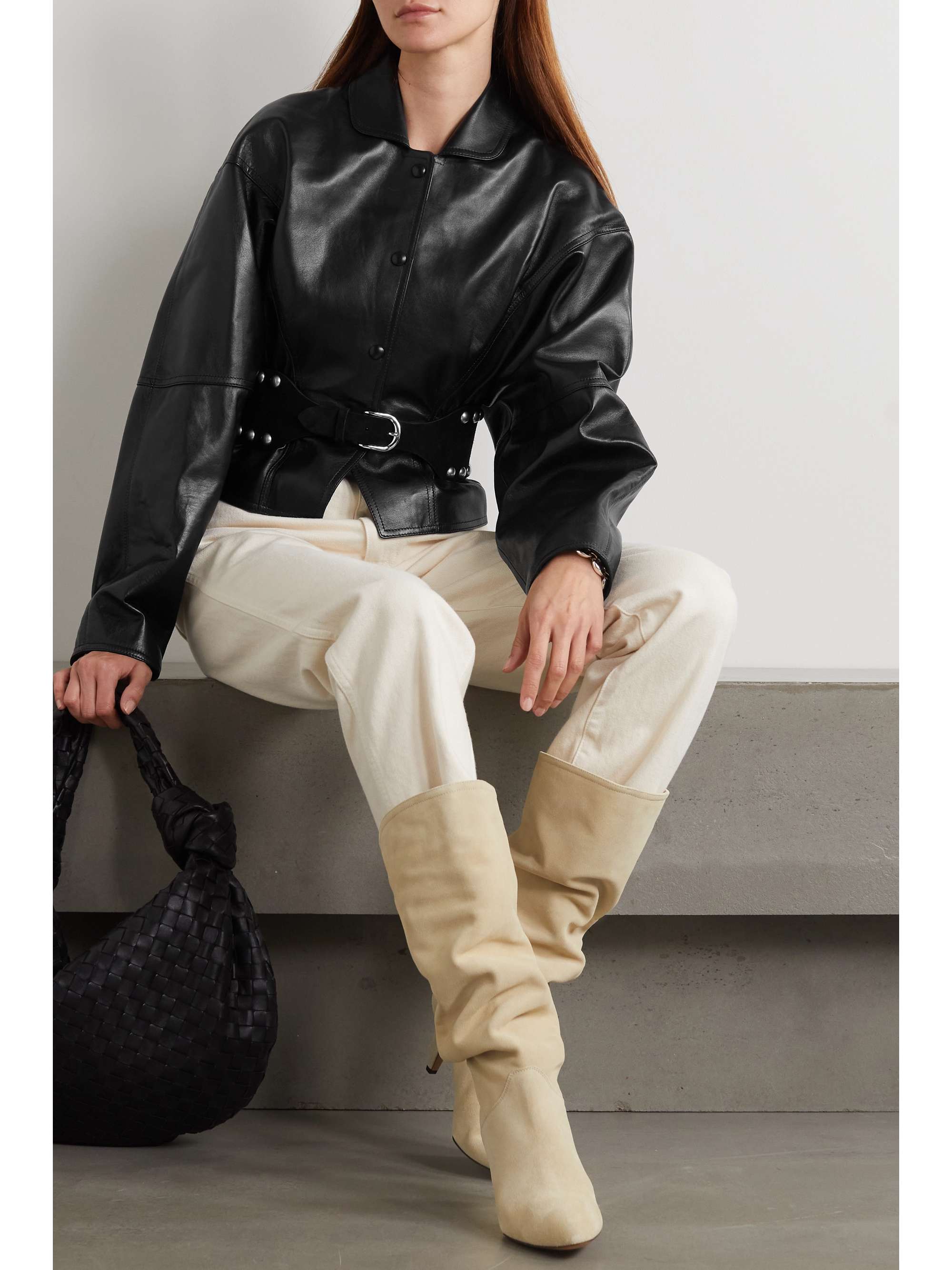 ISABEL MARANT Branson leather jacket
