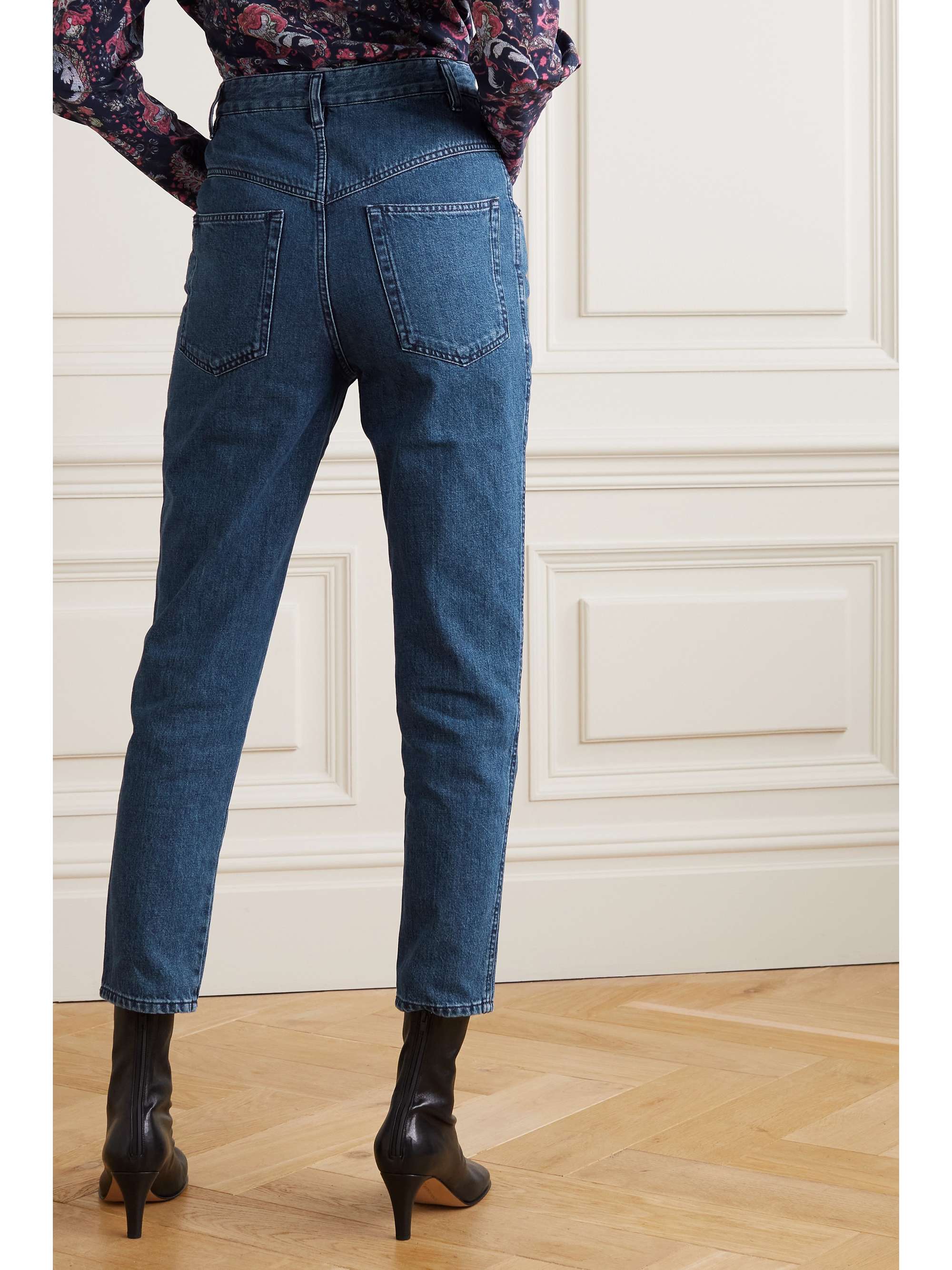 ISABEL MARANT Dipadela high-rise tapered jeans