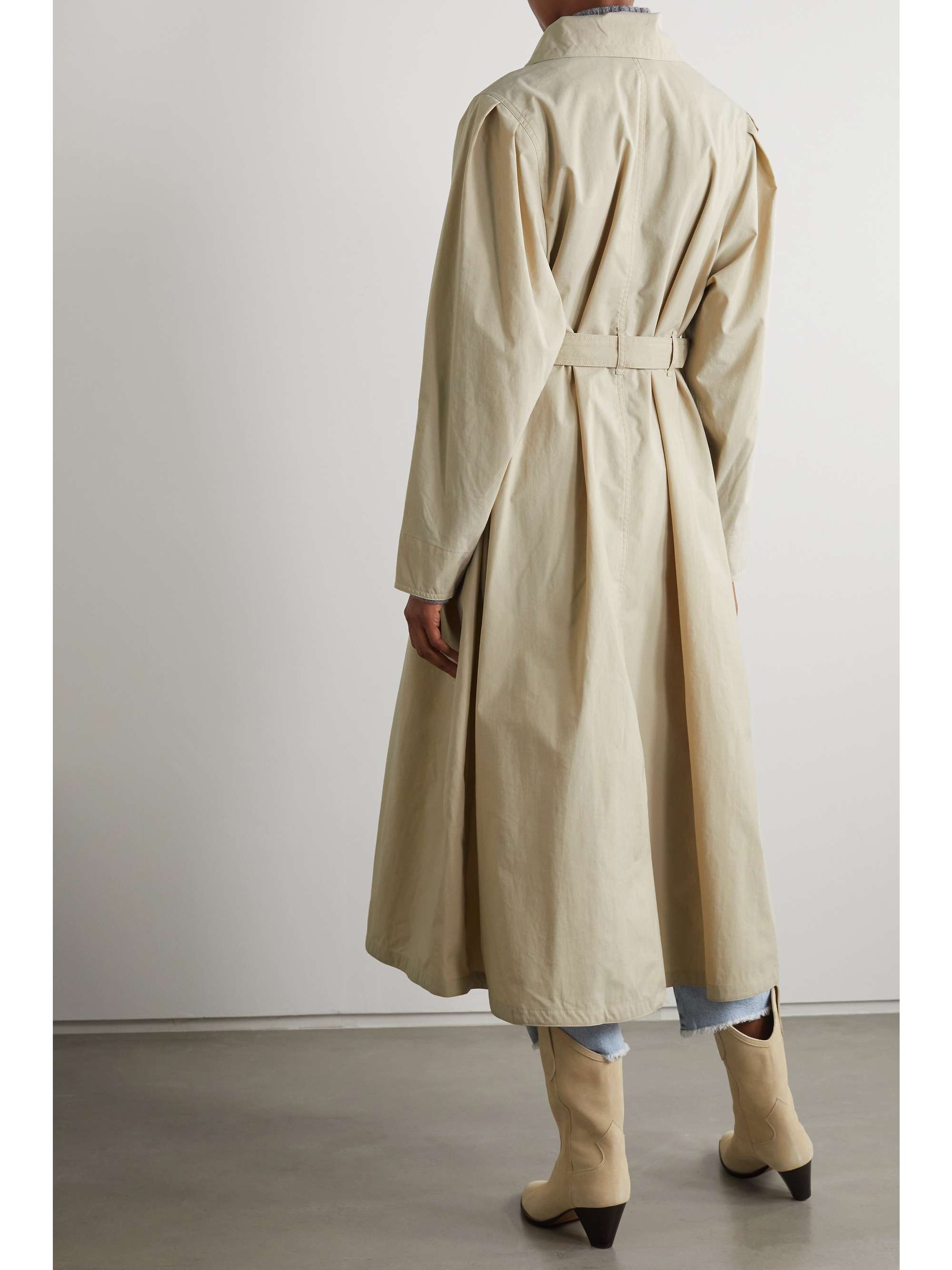 ISABEL MARANT Dipanima belted canvas trench coat